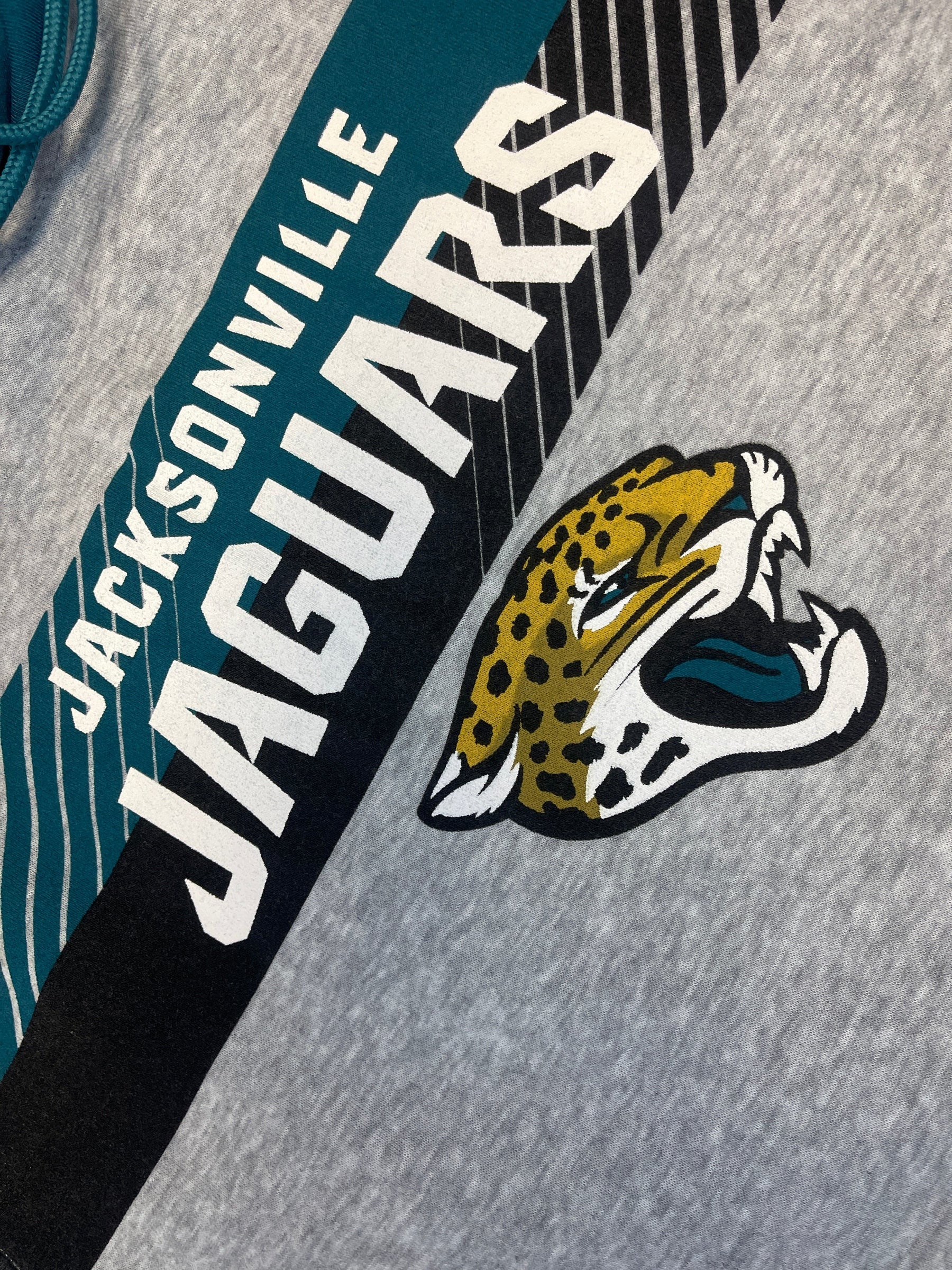 NFL Jacksonville Jaguars Grey Colourblock Hoodie Men's 2X-Large NWT