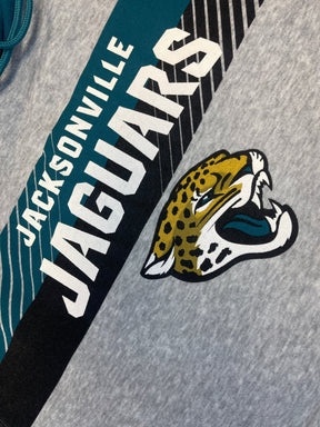 NFL Jacksonville Jaguars Grey Colourblock Hoodie Men's Small NWT