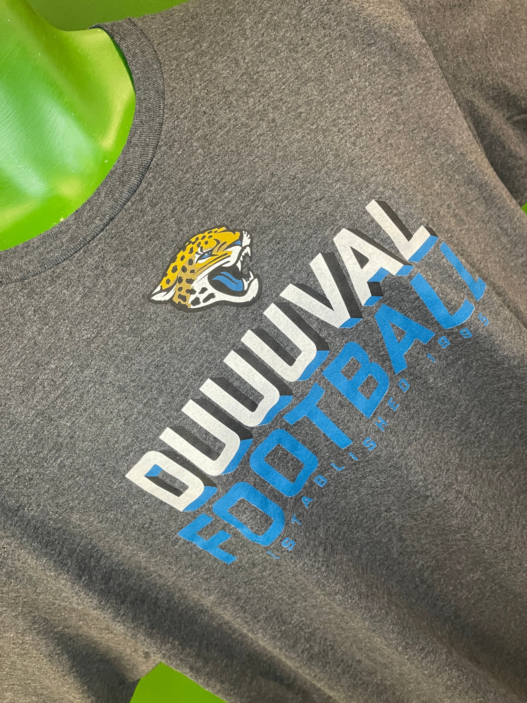 NFL Jacksonville Jaguars Fanatics Heathered Charcoal T-Shirt Men's X-Large NWT