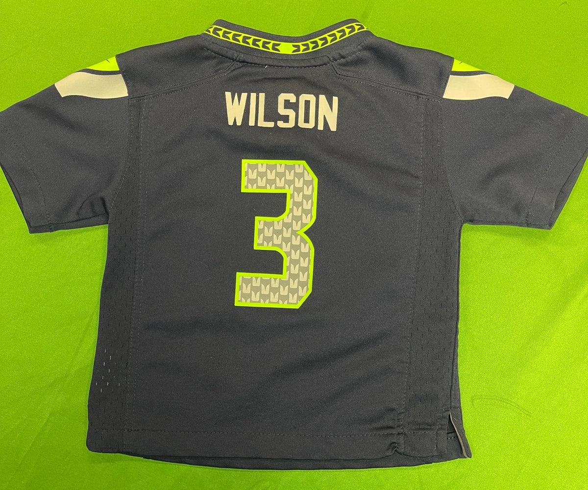 NFL Seattle Seahawks Russel Wilson #3 Game Jersey Toddler 24 Months