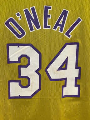 NBA Los Angeles Lakers Shaquille O'Neal #34 Champion Vintage Jersey Men's Large