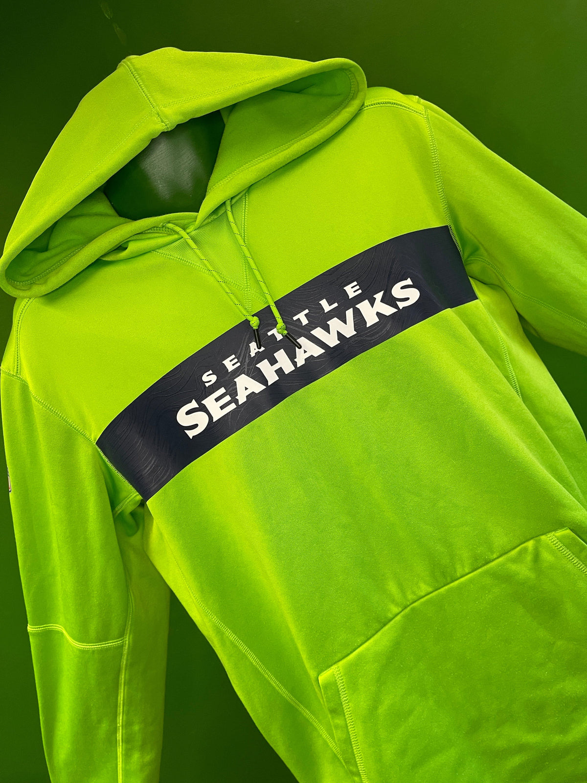 NFL Seattle Seahawks Green Pullover Hoodie Men's Medium
