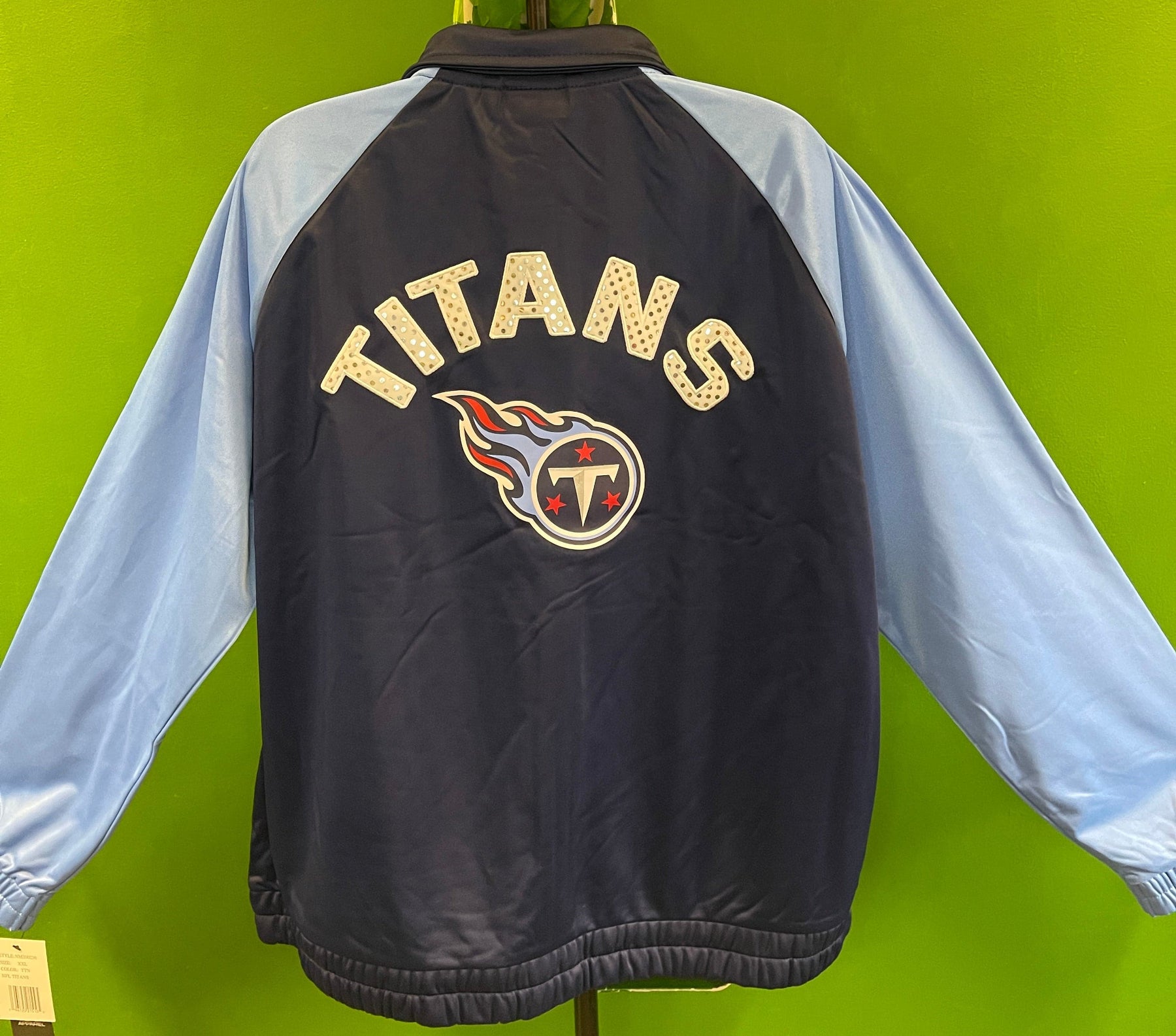 NFL Tennessee Titans Full-Zip Colourblock Jacket Women's 2X-Large NWT