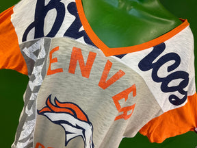 NFL Denver Broncos Touch by Alyssa Milano Oversized T-Shirt Women's Medium