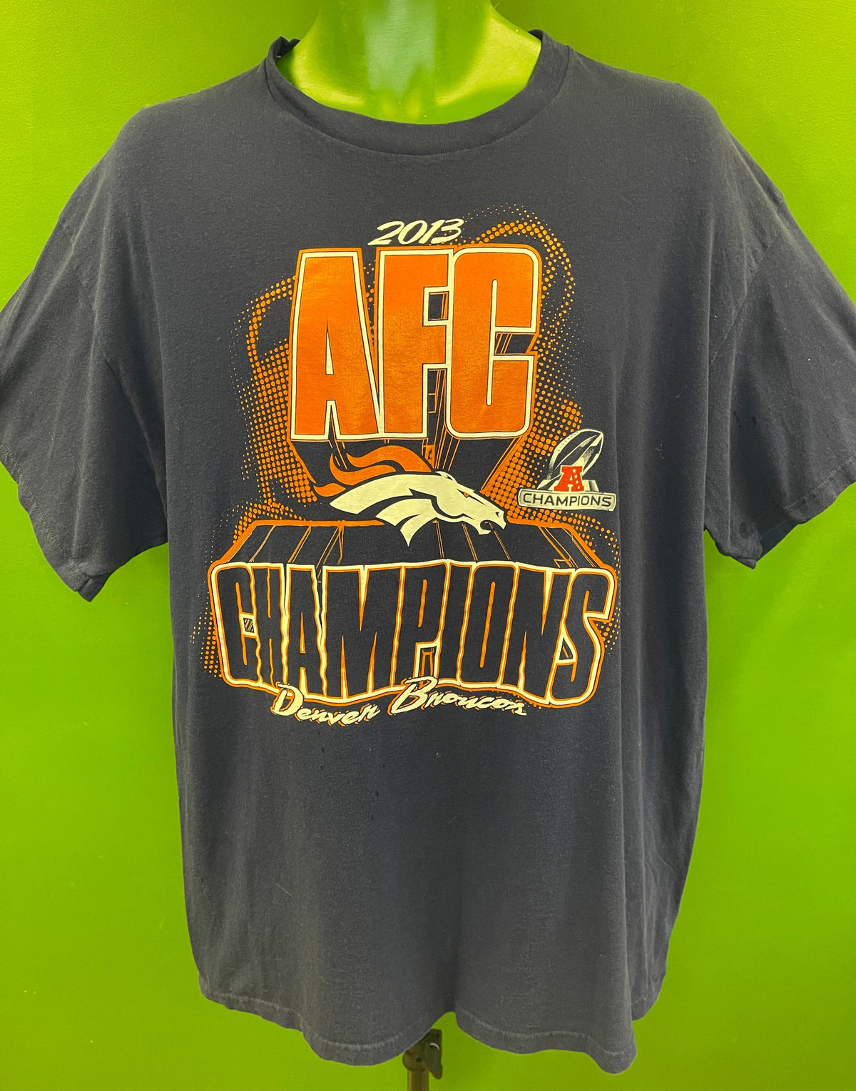 NFL Denver Broncos 2013 AFC Champions T-Shirt Men's X-Large
