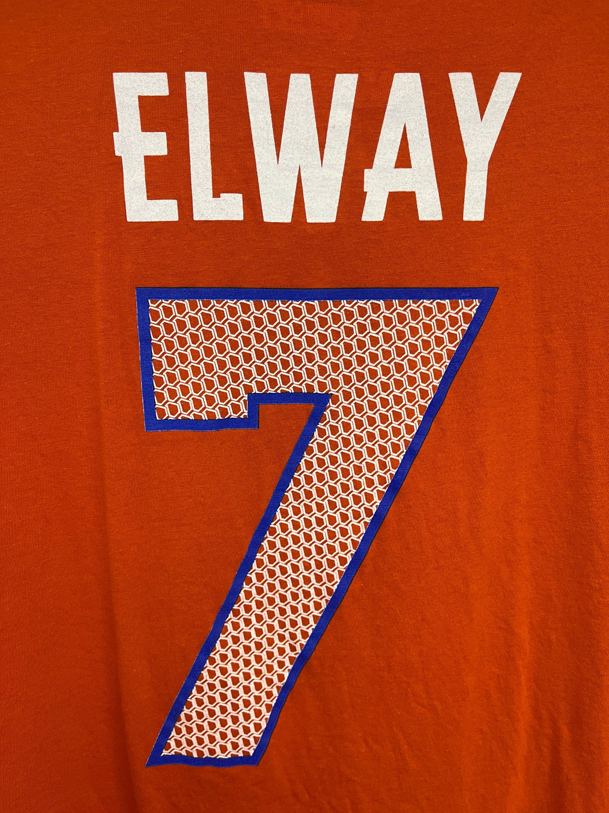 NFL Denver Broncos John Elway #7 Hall of Fame T-Shirt Men's 2X-Large