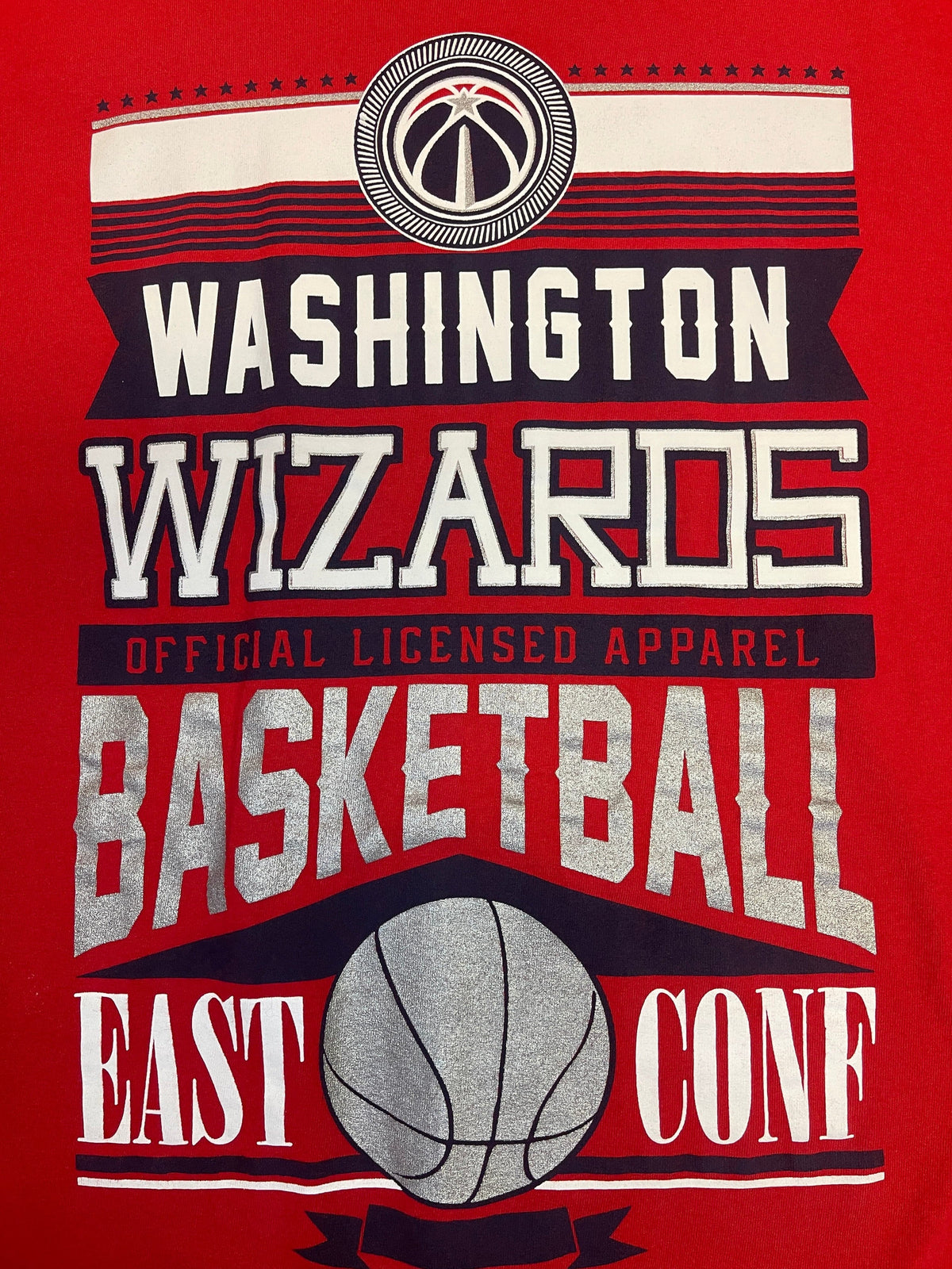 NBA Washington Wizards 100% Cotton Red T-Shirt Men's 3X-Large