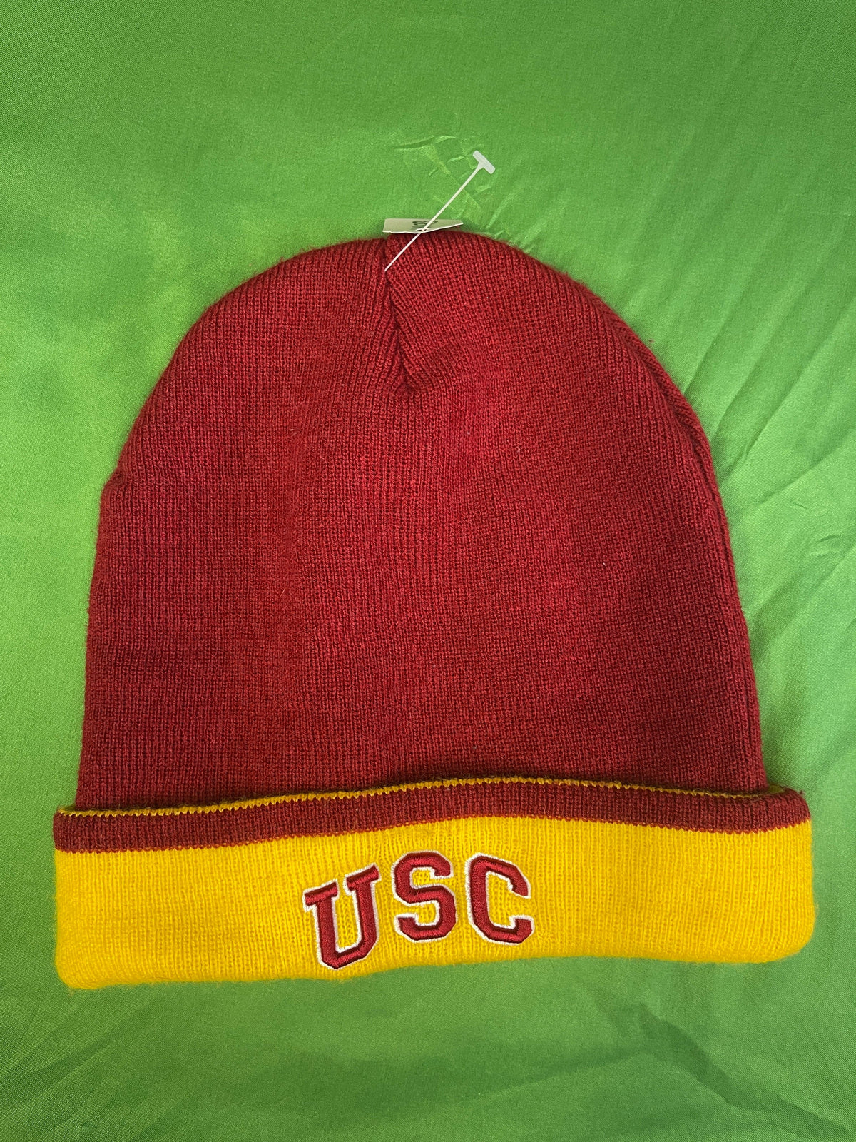NCAA USC Trojans Red & Yellow Woolly Hat Beanie OSFM
