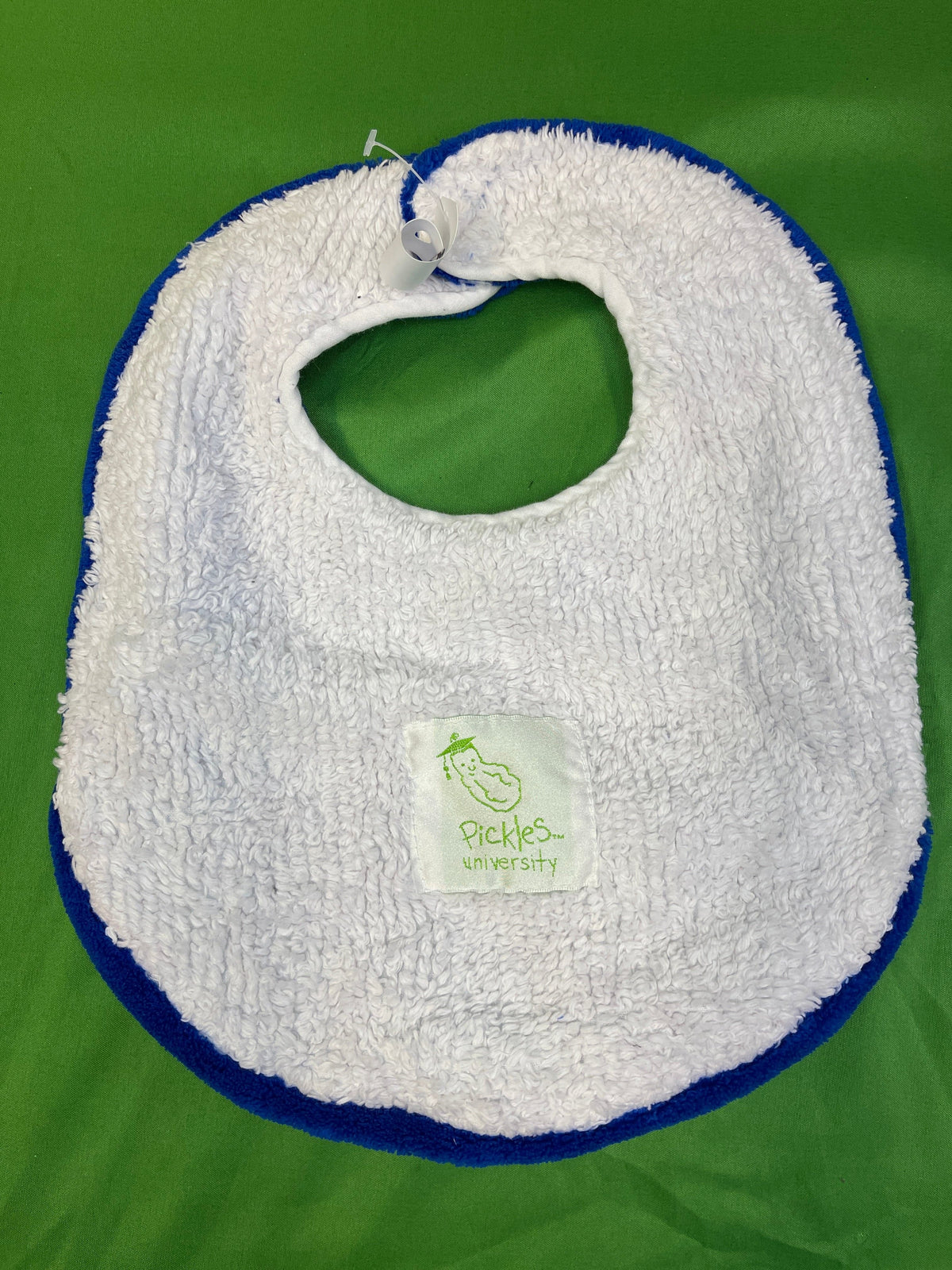 NCAA Kansas Jayhawks Embroidered Plush Baby Infant Bib OSFM