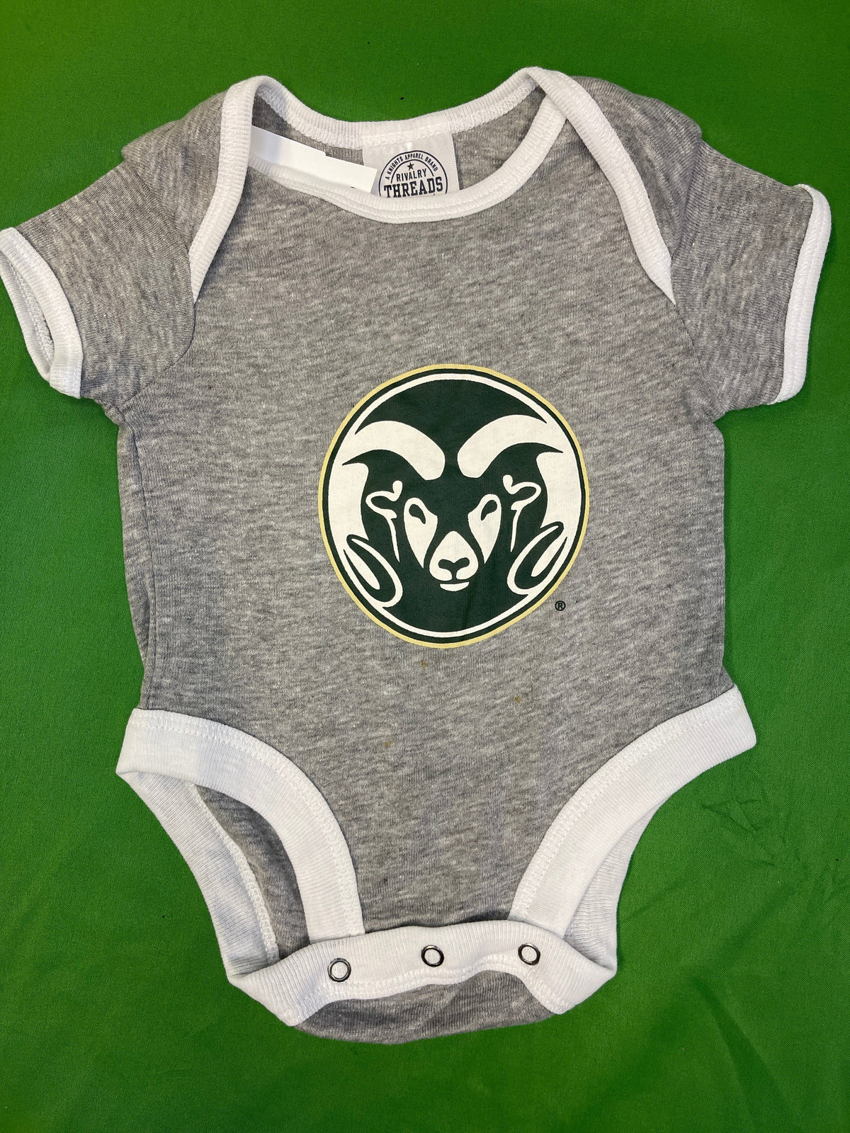 NCAA Colorado State CSU Rams Baby Infant Bodysuit/Vest Newborn 0-3 Months