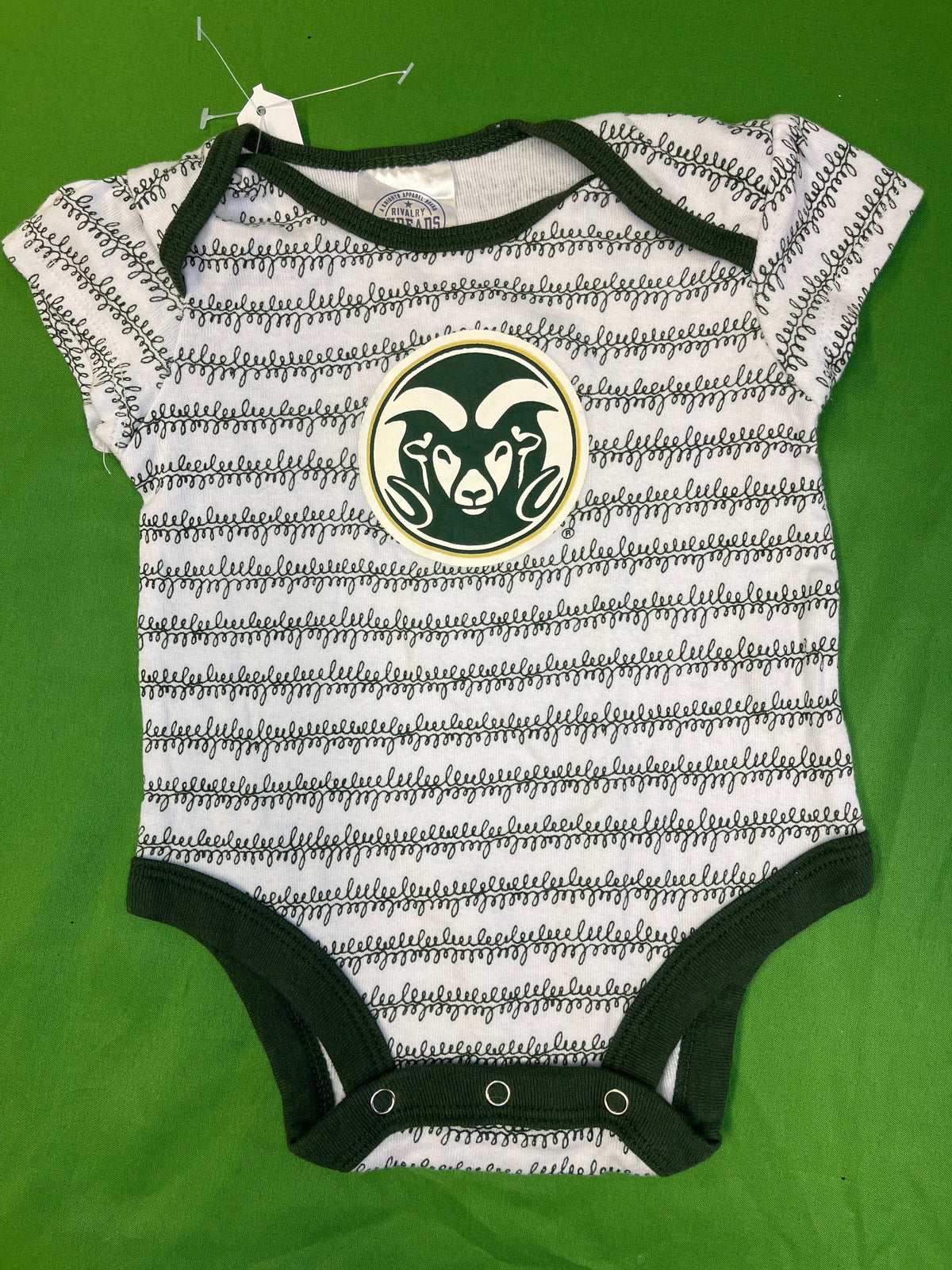 NCAA Colorado State CSU Rams Baby Infant Bodysuit/Vest 3-6 Months