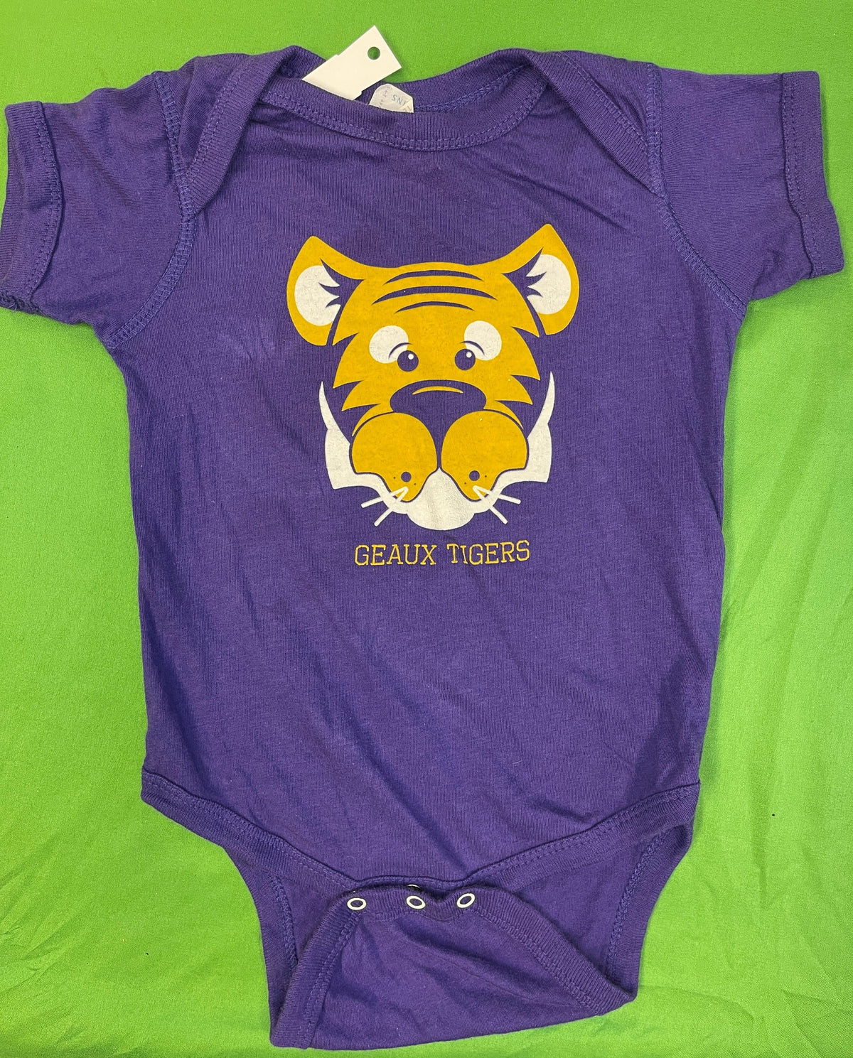 NCAA Louisiana State LSU Tigers Baby Infant Bodysuit/Vest 18 Months