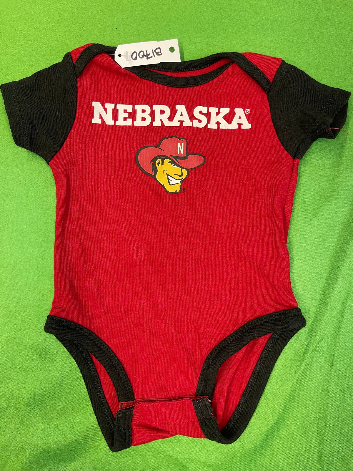 NCAA Nebraska Cornhuskers Baby Infant Bodysuit/Vest 3-6 Months