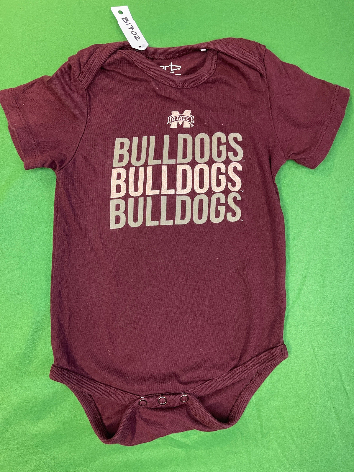 NCAA Mississippi State Bulldogs Baby Infant Bodysuit/Vest 12 Months