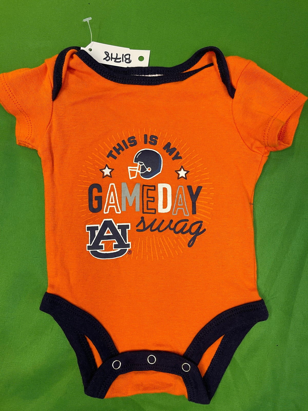 NCAA Auburn Tigers Baby Infant Bodysuit/Vest Newborn 0-3 Months