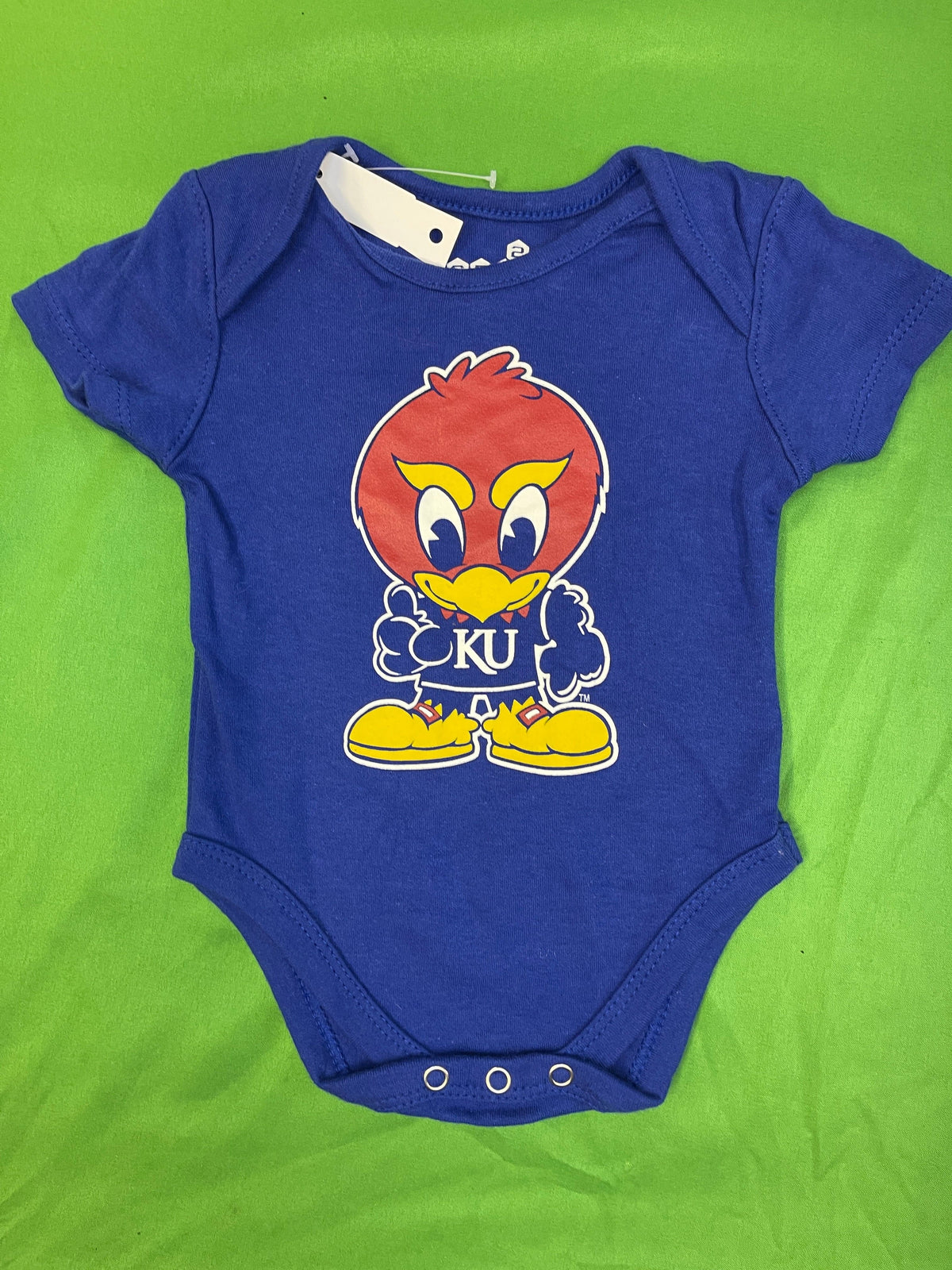 NCAA Kansas Jayhawks Infant Baby Bodysuit/Vest Newborn 0-3 Months