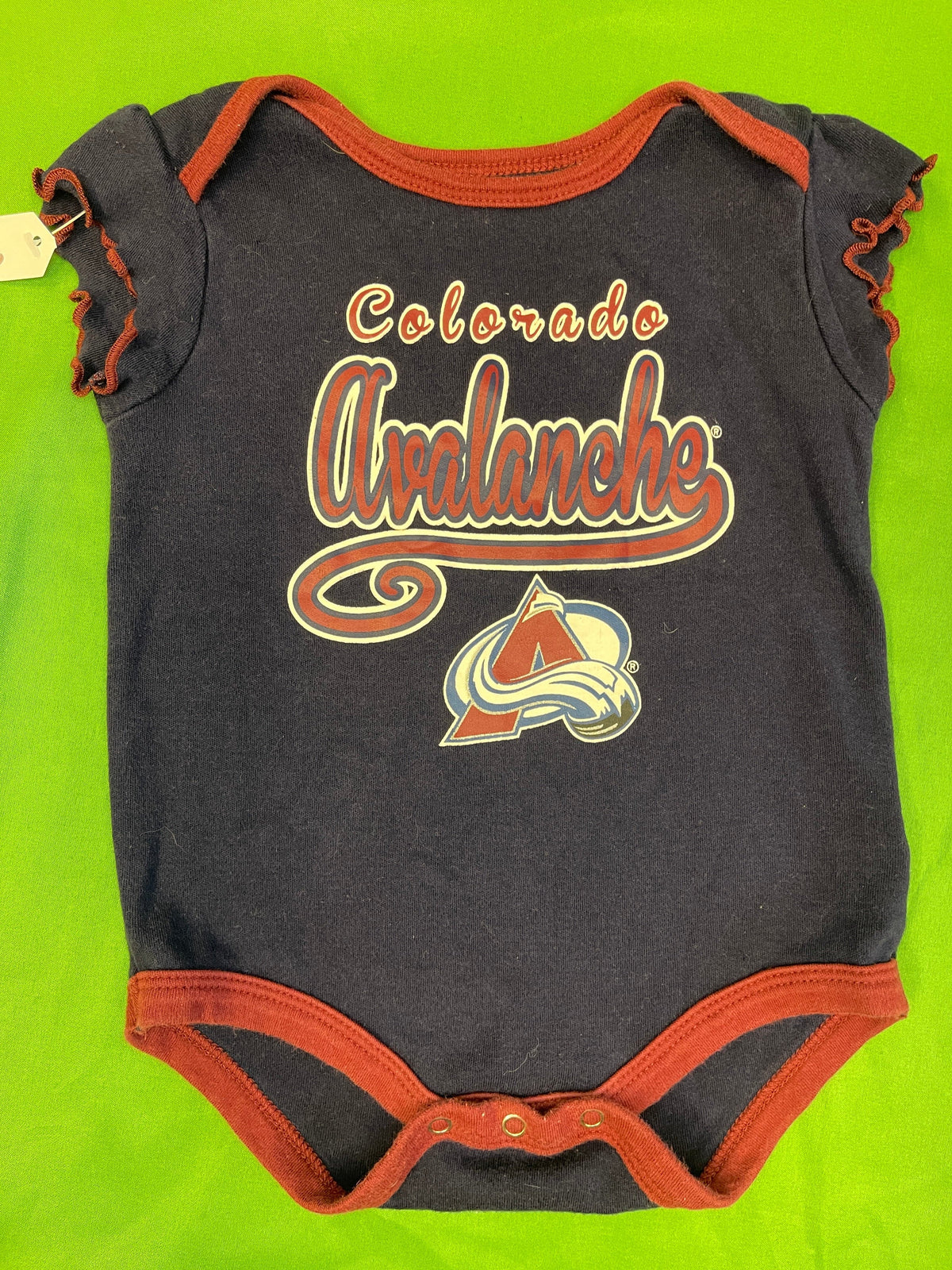 NHL Colorado Avalanche Baby Infant Girls' Bodysuit/Vest 3-6 Months