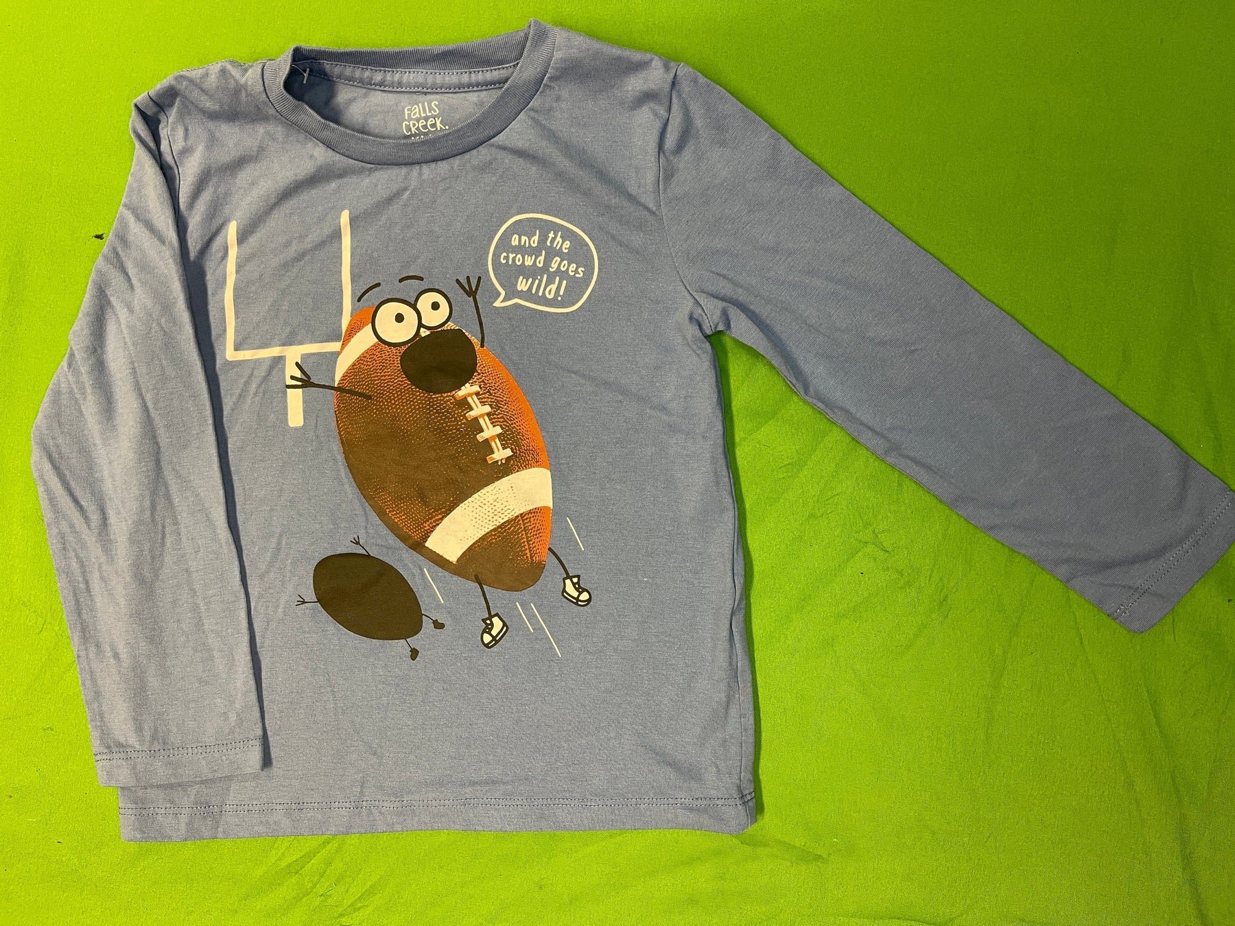 American Football Funny L/S T-Shirt Toddler 3T
