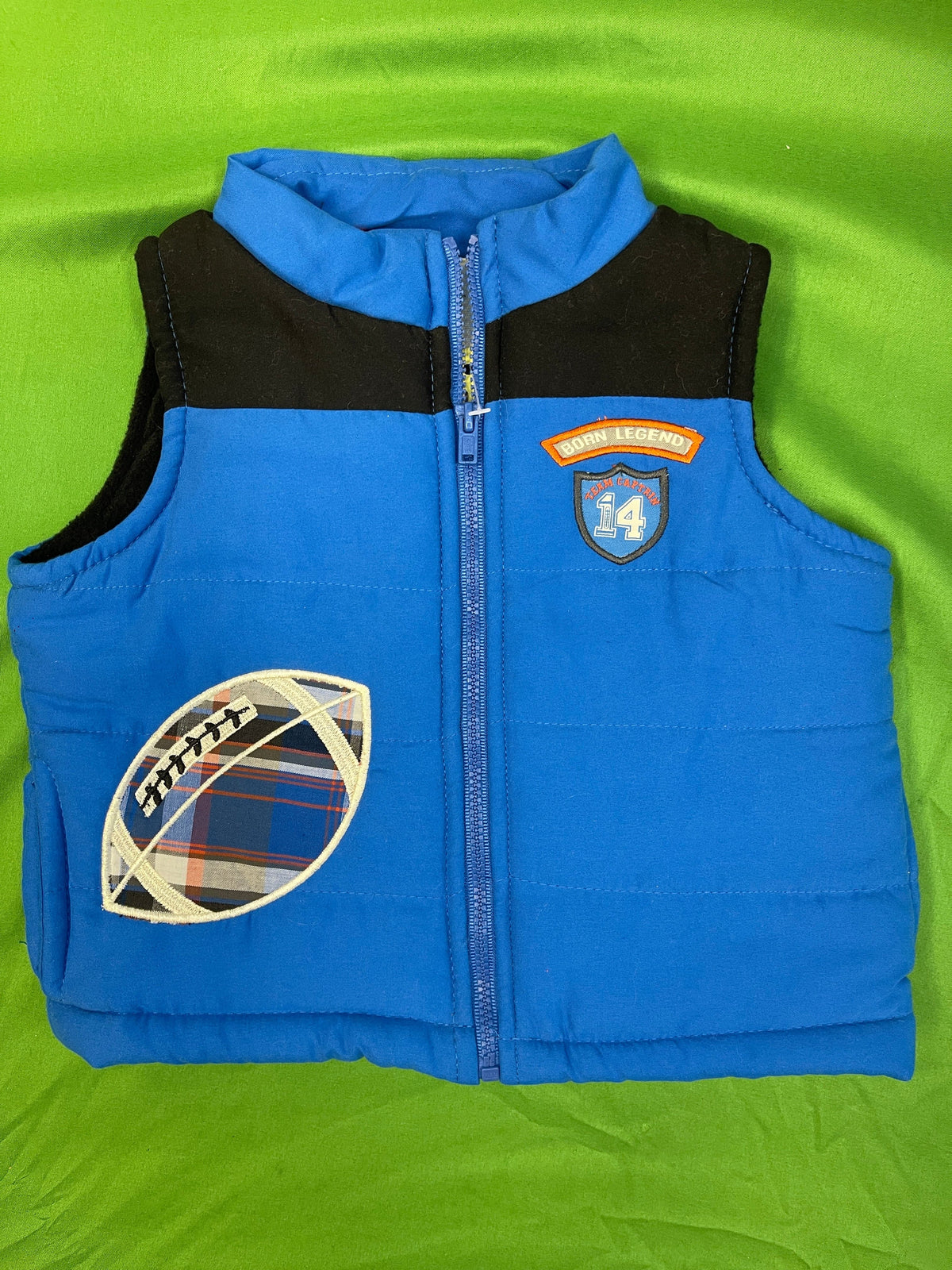 American Football Baby Fleece Lined Vest/Gillet/Bodywarmer Toddler 18 Months