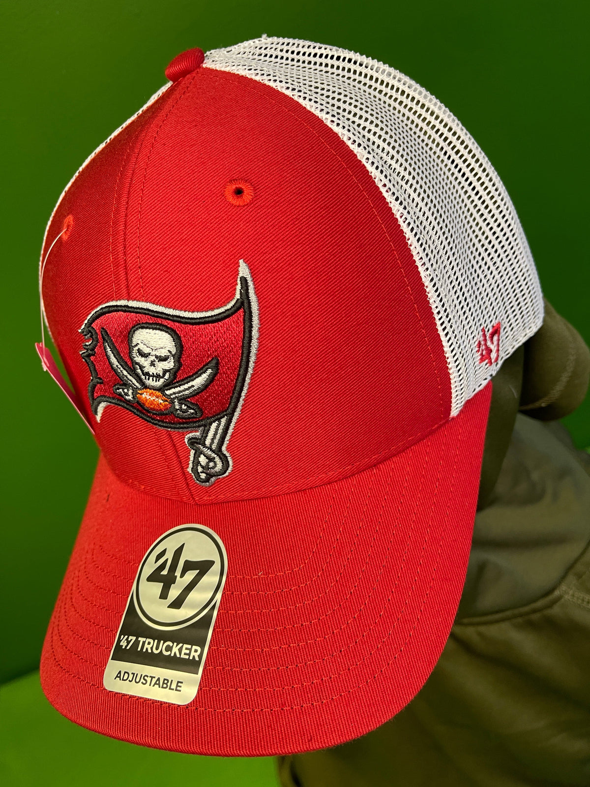 NFL Tampa Bay Buccaneers '47 Trucker Mesh Strapback Hat/Cap OSFM NWT