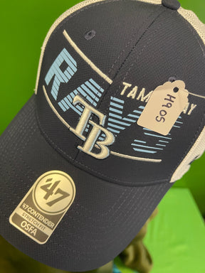 MLB Tampa Bay Rays '47 Contender Mesh Stretch Hat/Cap OSFM NWT
