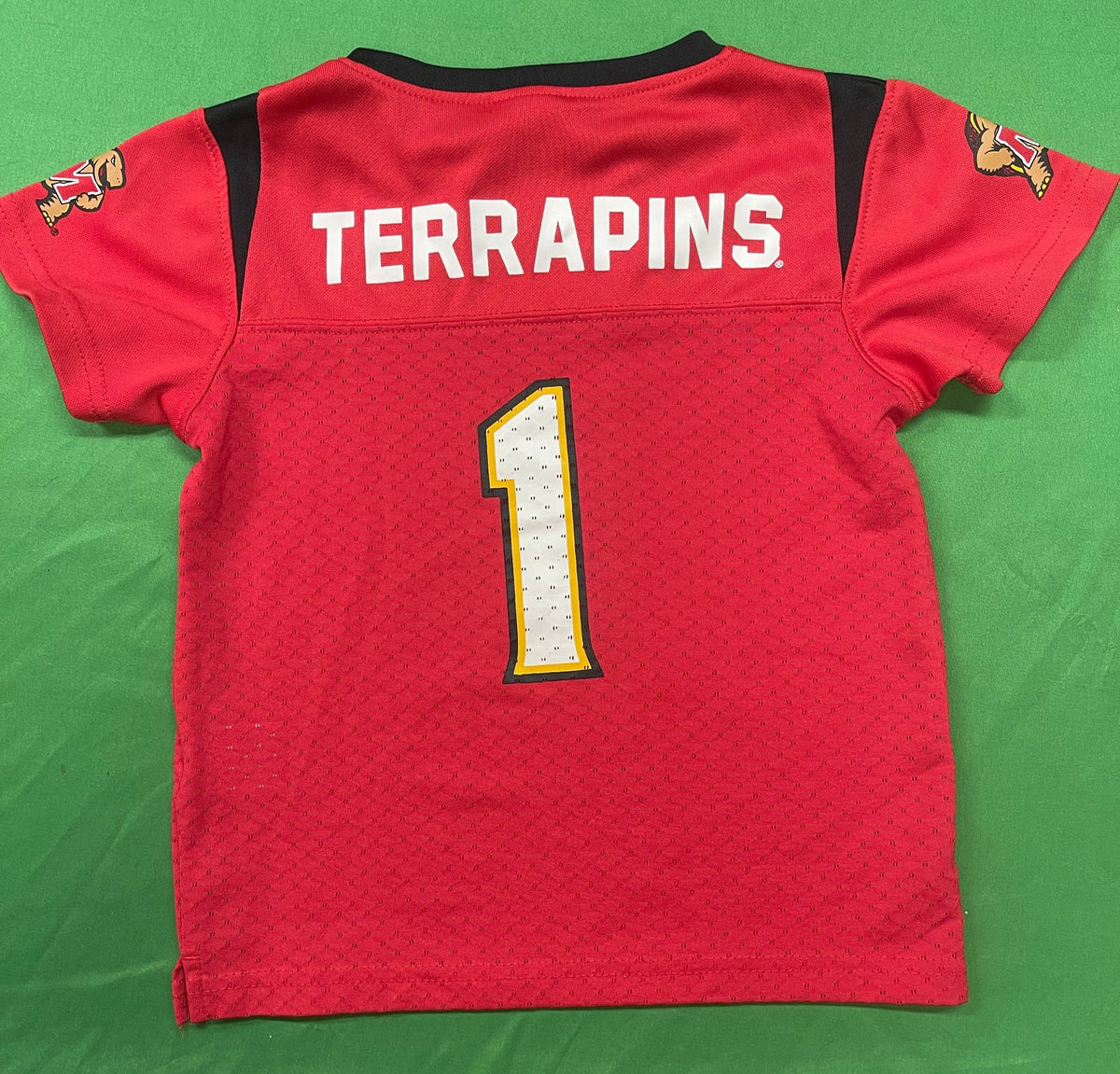 NCAA Maryland Terrapins #1 Red Jersey Toddler 4T