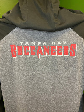 NFL Tampa Bay Buccaneers 1/4 Zip Hooded L/S T-Shirt Men's Large NWT