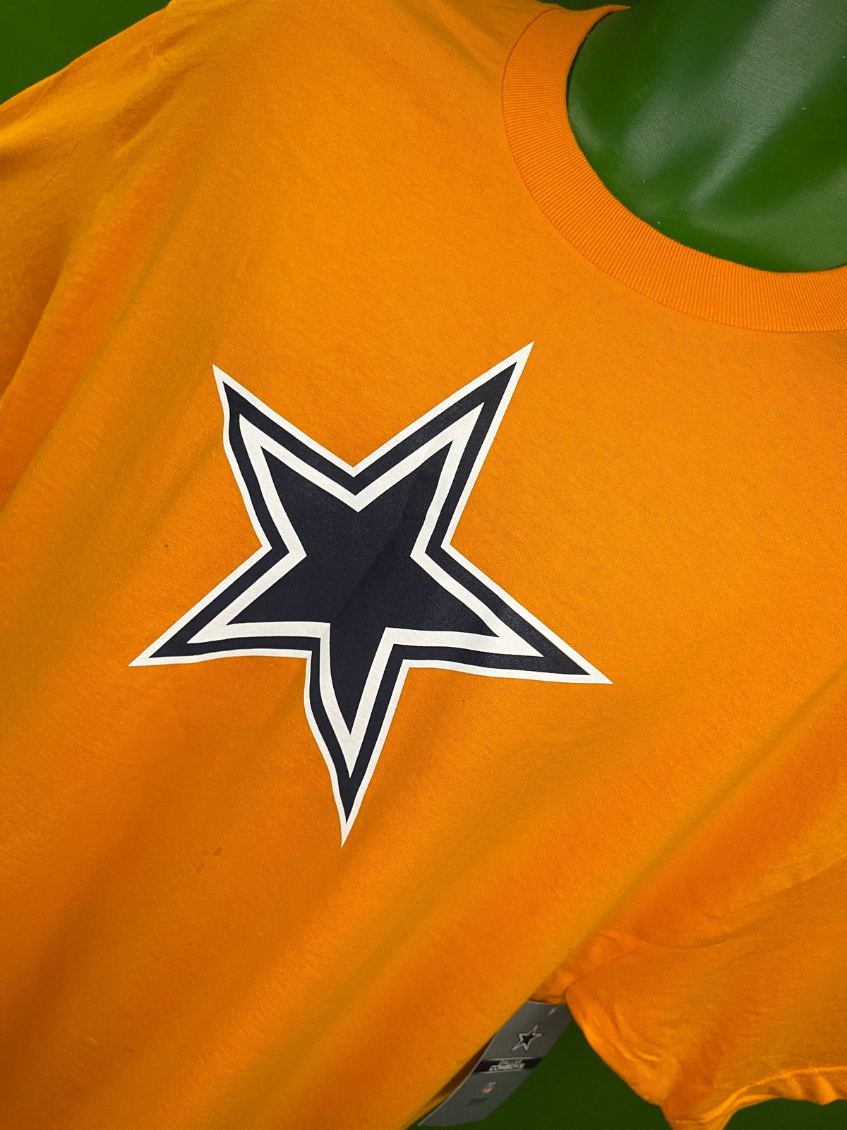NFL Dallas Cowboys 100% Cotton Orange T-Shirt Men's X-Large NWT