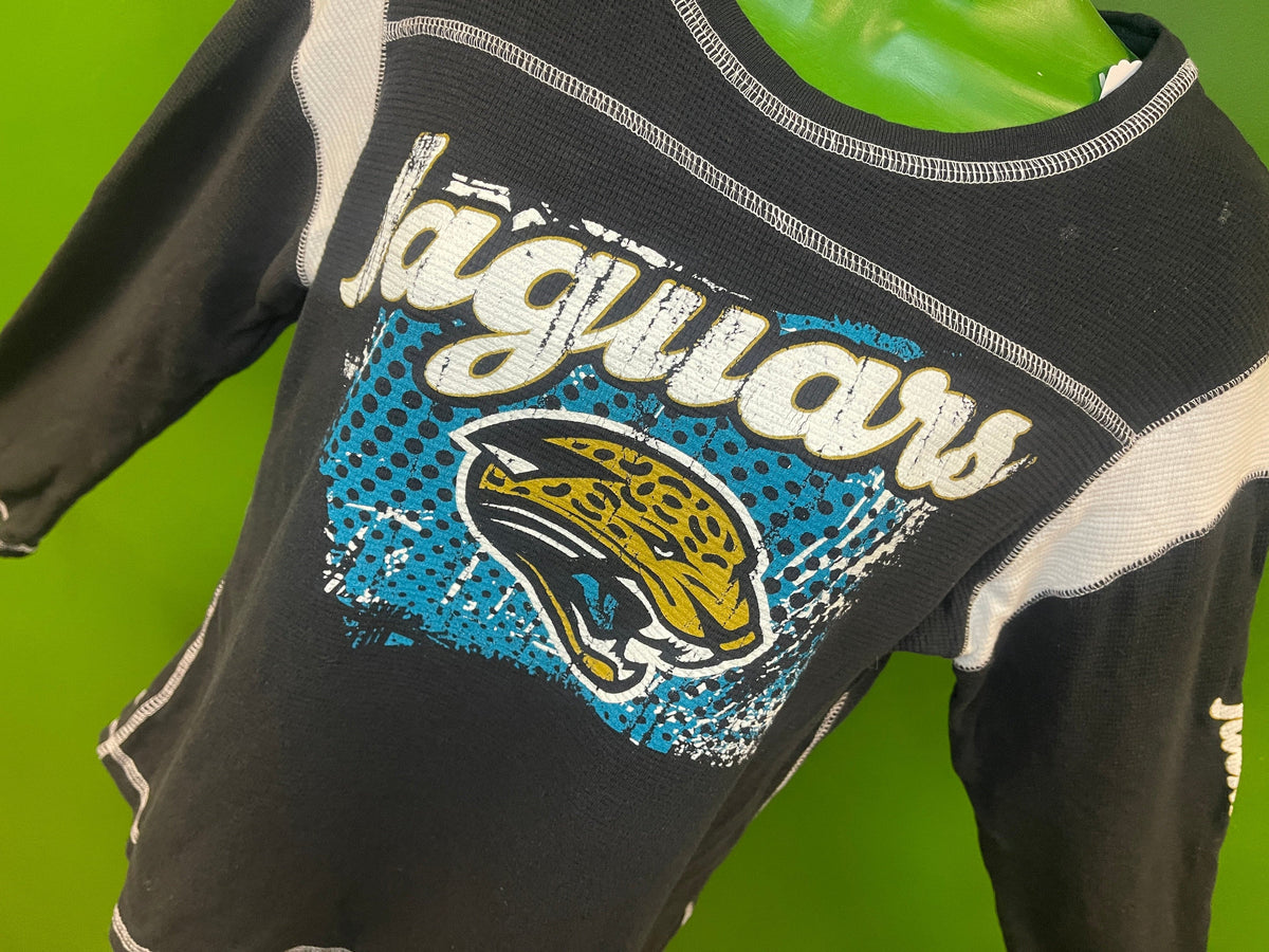 NFL Jacksonville Jaguars Waffle Fabric L/S T-Shirt Women's X-Small