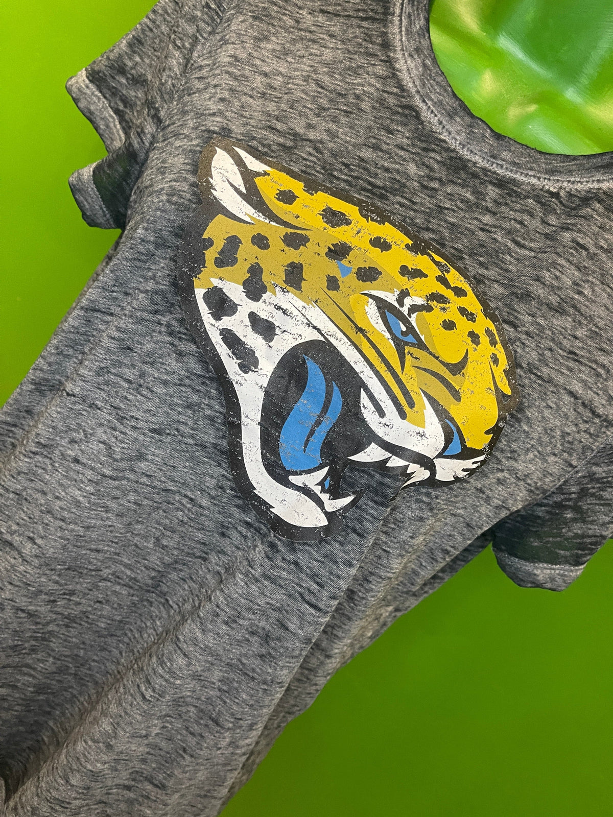 NFL Jacksonville Jaguars '47 Charcoal Sheer Tissue Fabric T-Shirt Women's Medium