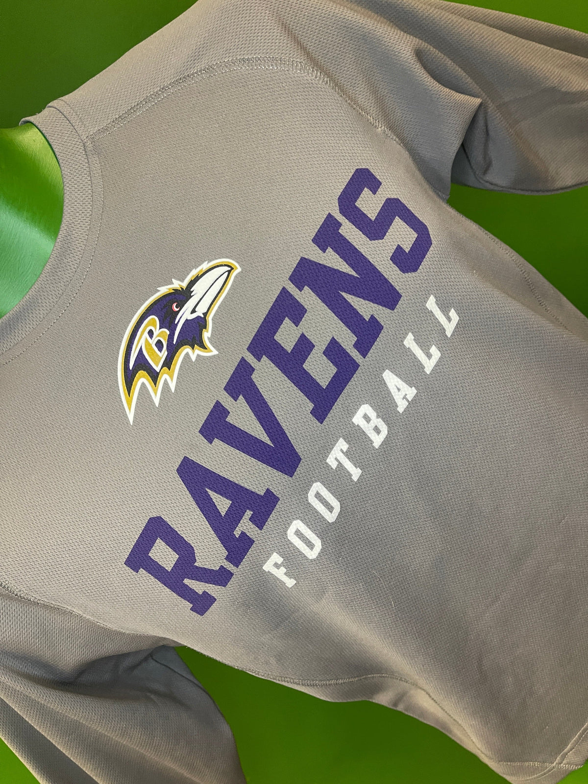 NFL Baltimore Ravens Grey L/S T-Shirt Youth Medium