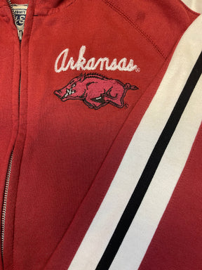 NCAA Arkansas Razorbacks Stitched Full-Zip Jacket Men's Large