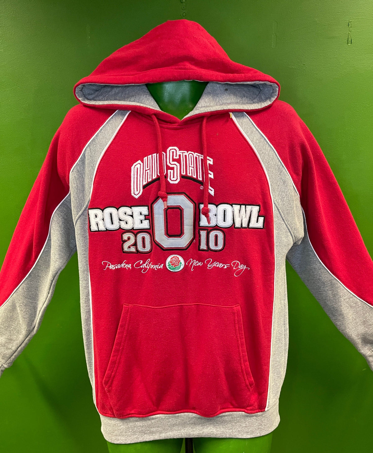 NCAA Ohio State Buckeyes Rose Bowl 2010 Pullover Hoodie Men's X-Small