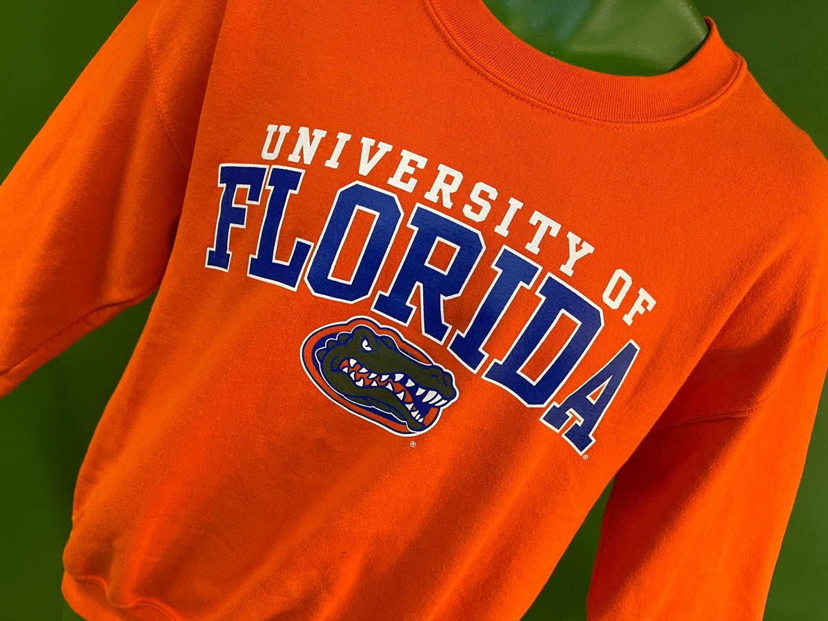 NCAA Florida Gators Orange Pullover Sweatshirt Men's Medium