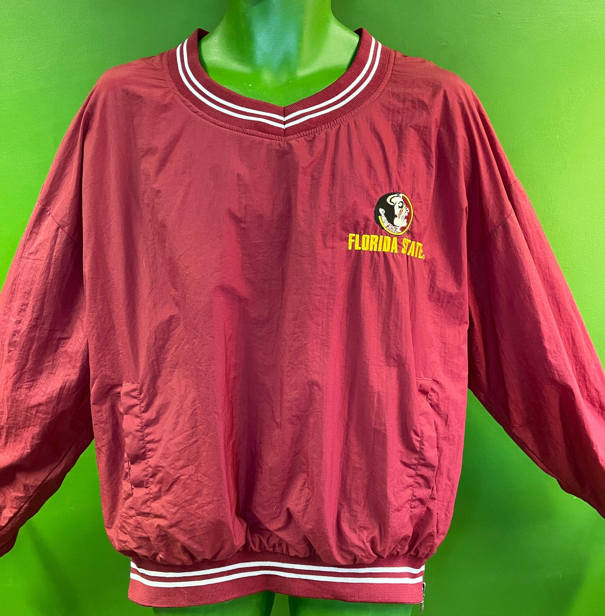 NCAA Florida State Seminoles Russell Vintage Pullover Top Men's Large