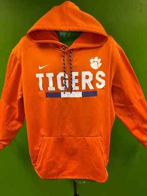 NCAA Clemson Tigers Dri-Fit Orange Pullover Hoodie Men's X-Large