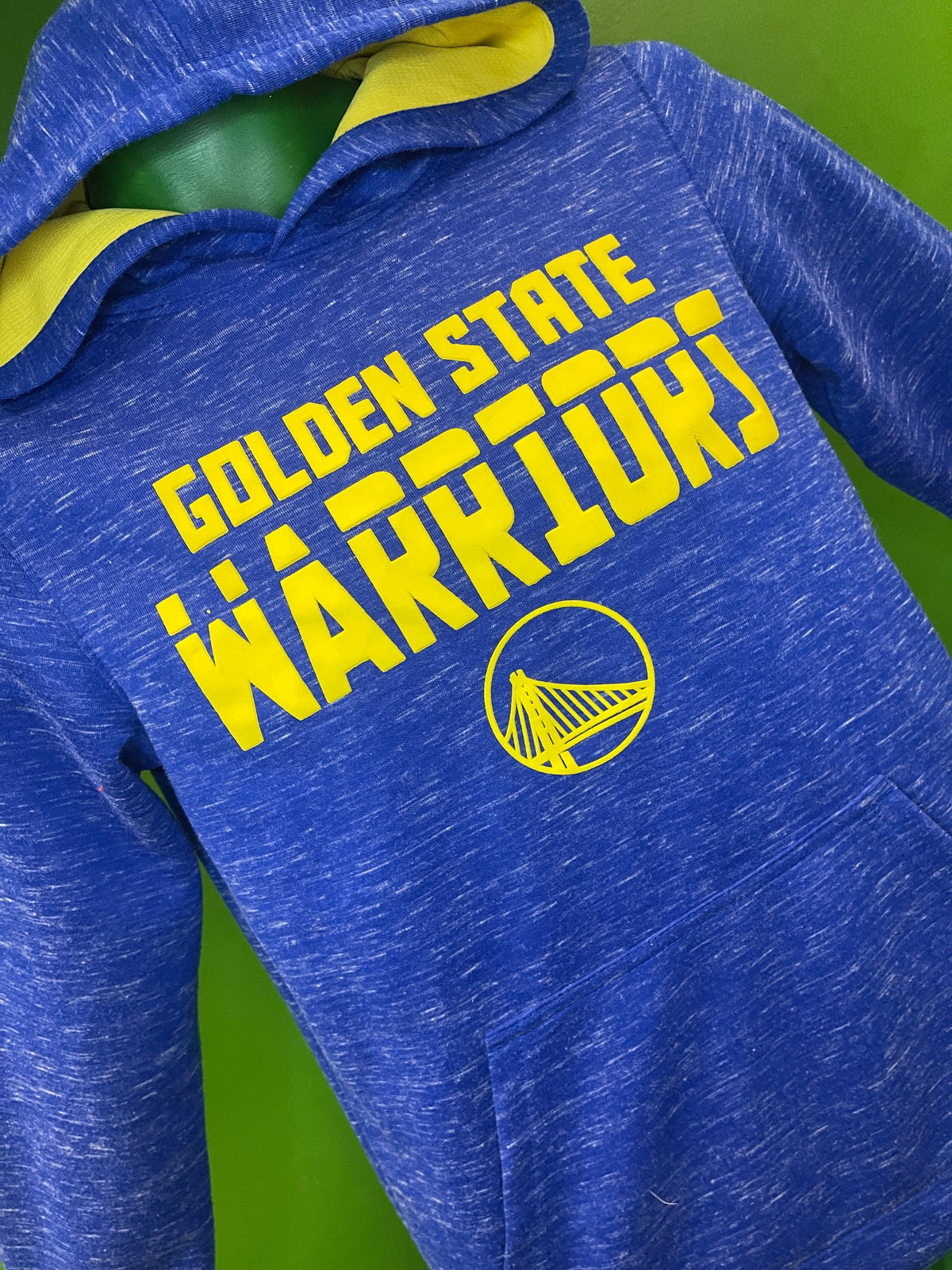 NBA Golden State Warriors Space Dye Pullover Hoodie Youth Large 12-14