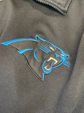 NFL Carolina Panthers Black Full-Zip Jacket Men's 2X-Large