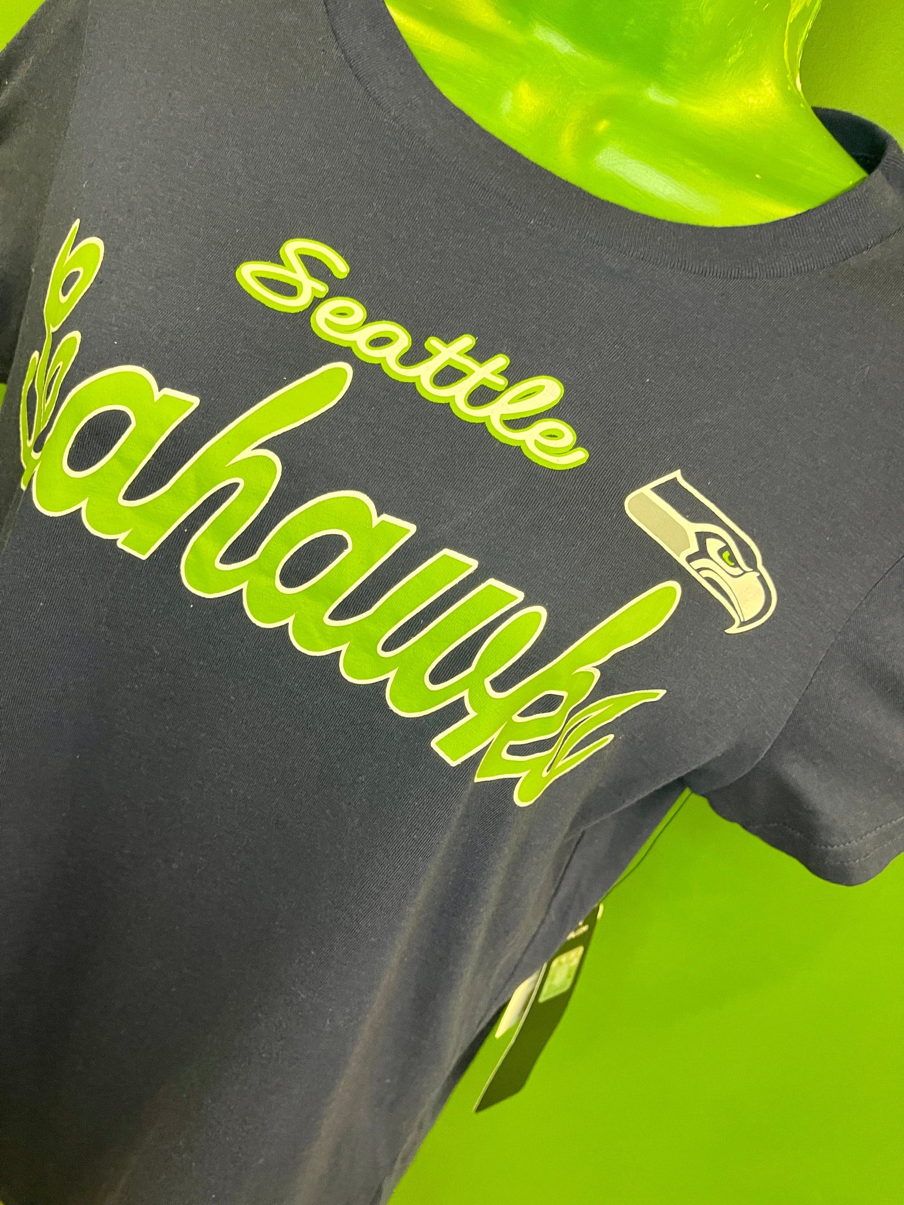NFL Seattle Seahawks Cap Sleeve T-Shirt Women's Medium NWT