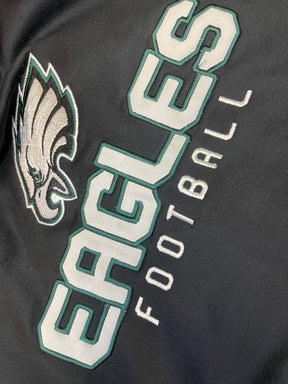 NFL Philadelphia Eagles Black Stitched Hoodie Youth Large 14-16