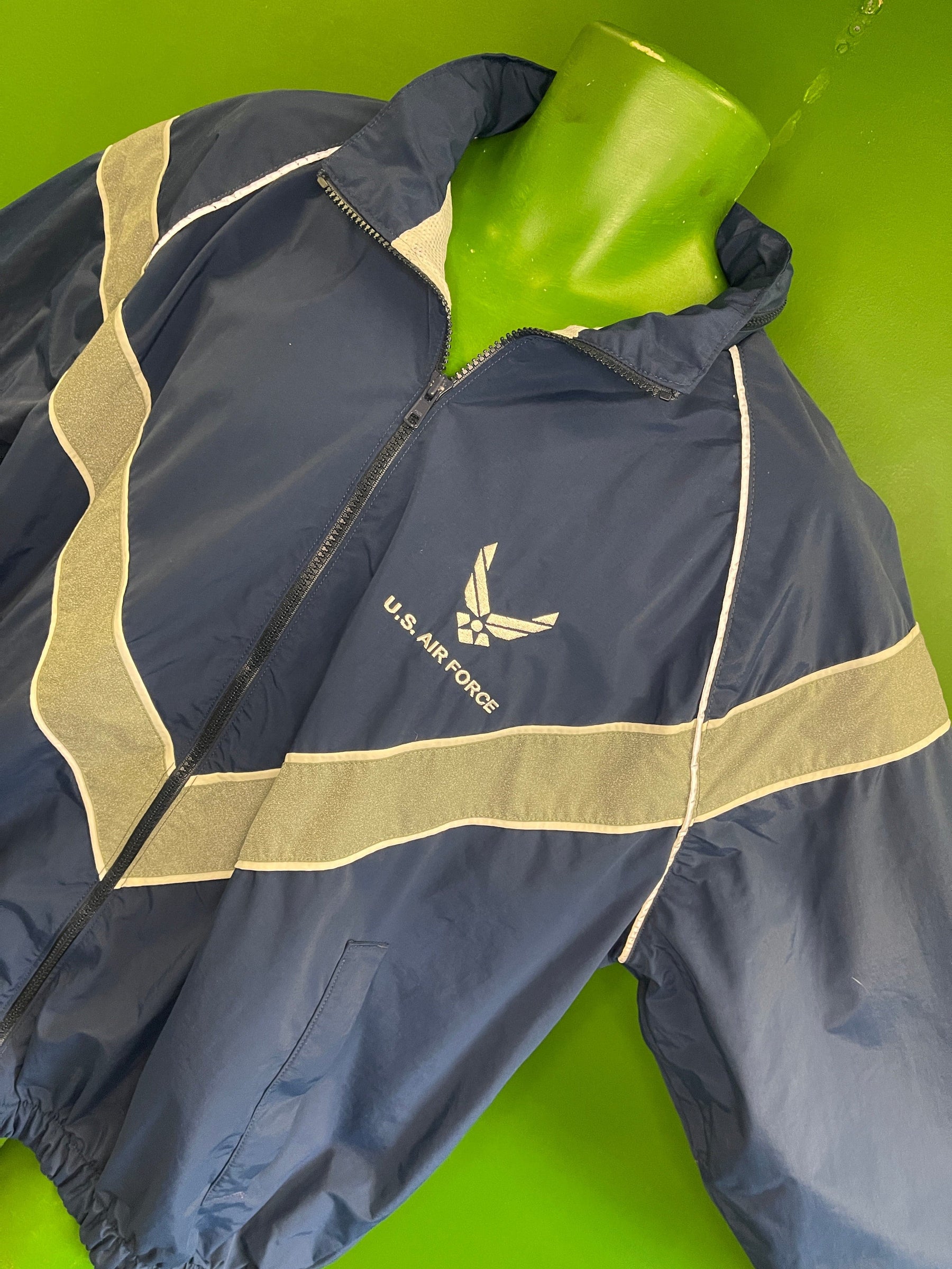 NCAA US Air Force Falcons Full-Zip Short Rain Coat Men's Large