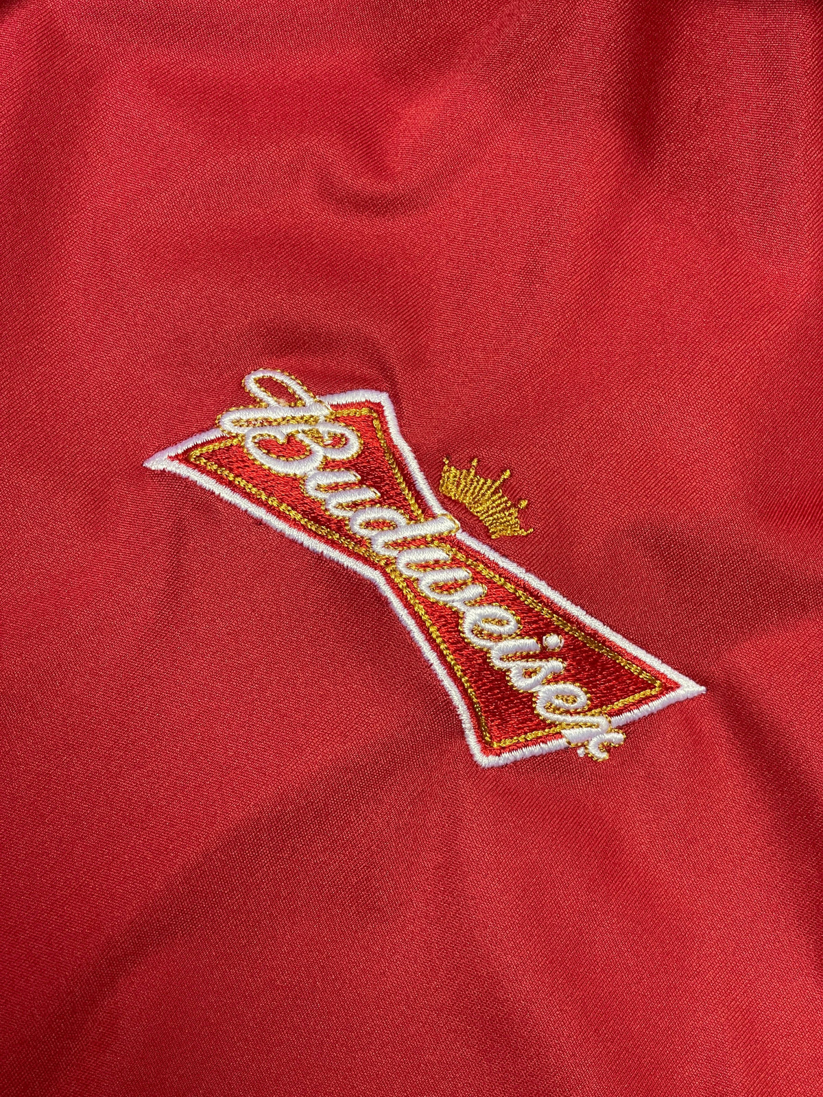 Budweiser Antigua Red Full-Zip Jacket Men's Large