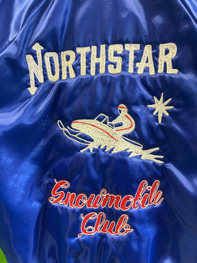 Northstar Snowmobile Club Embroidered Satin Bomber Jacket Men's Large