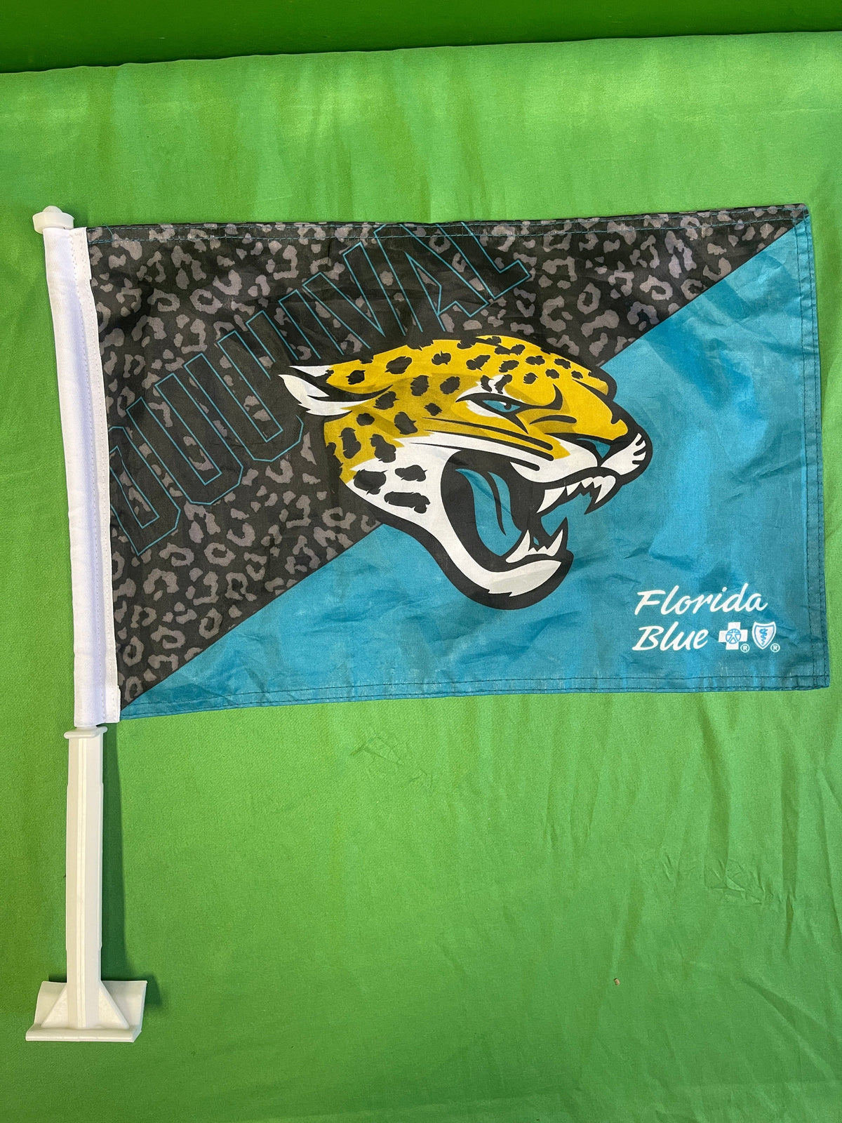 NFL Jacksonville Jaguars Double-Sided Car Flag New/Unused