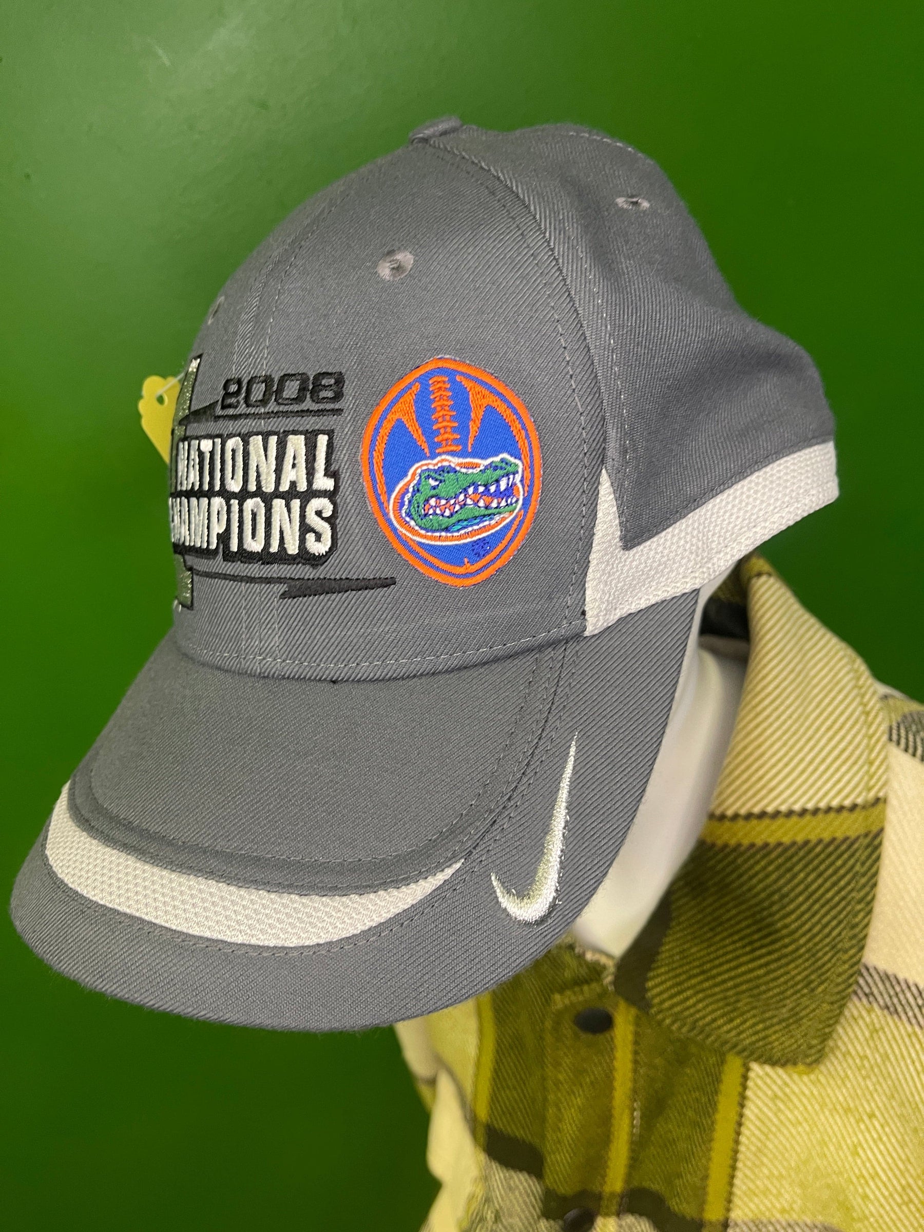NCAA Florida Gators 2008 National Champions Sparkly Strapback Hat/Cap Women's OSFM