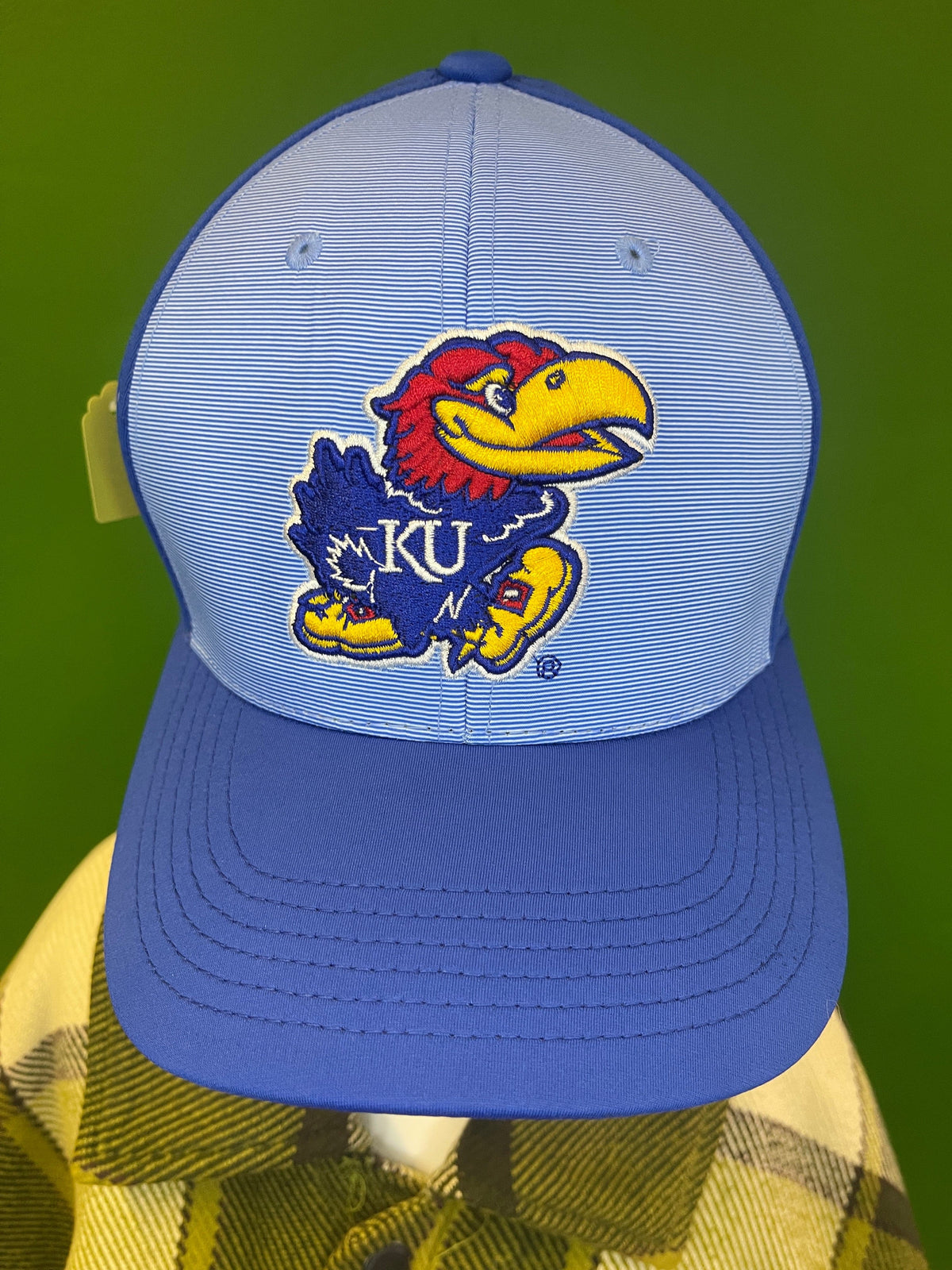NCAA Kansas Jayhawks Memory Fit Hat/Cap OSFM NWT