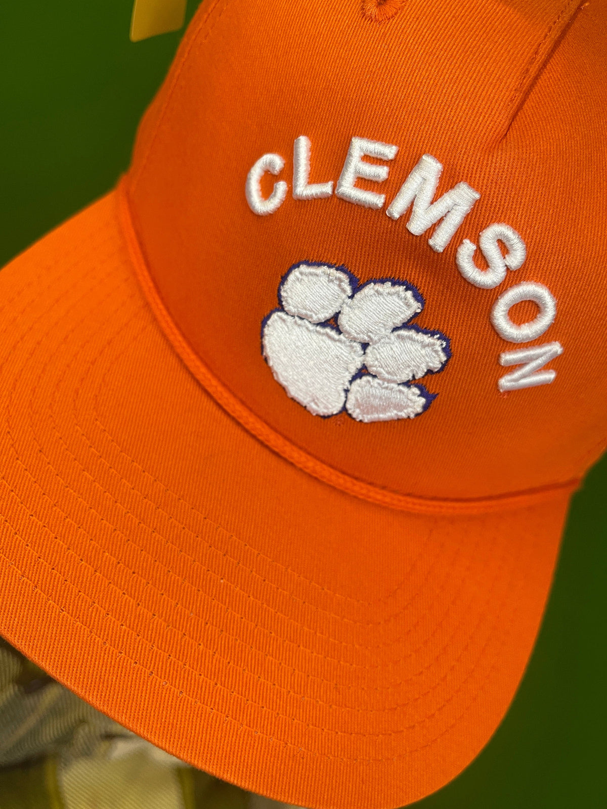 NCAA Clemson Tigers Zephyr Orange 100% Cotton Snapback Hat/Cap OSFM NWT