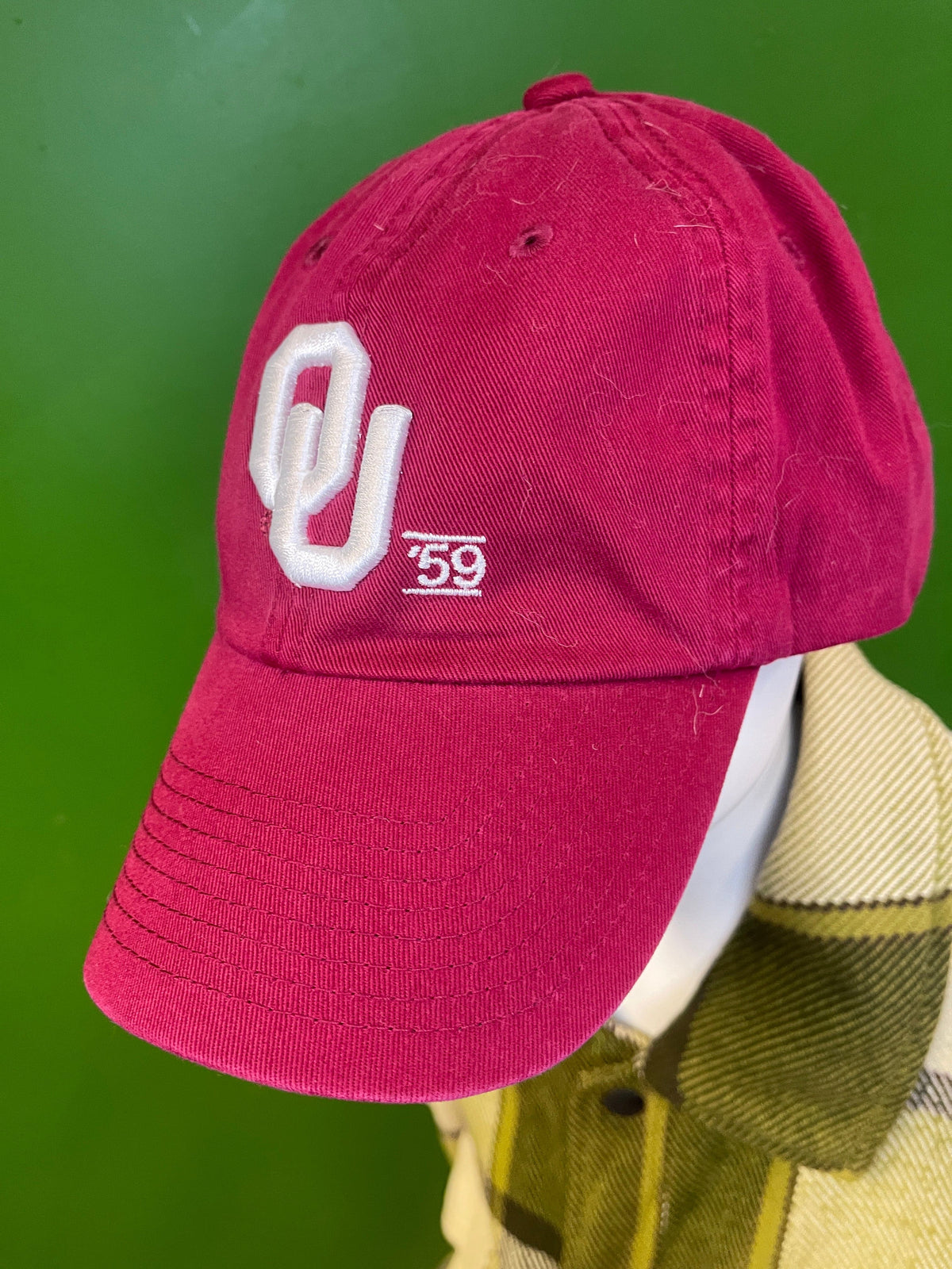 NCAA Oklahoma Sooners 100% Cotton Strapback Hat/Cap OSFM