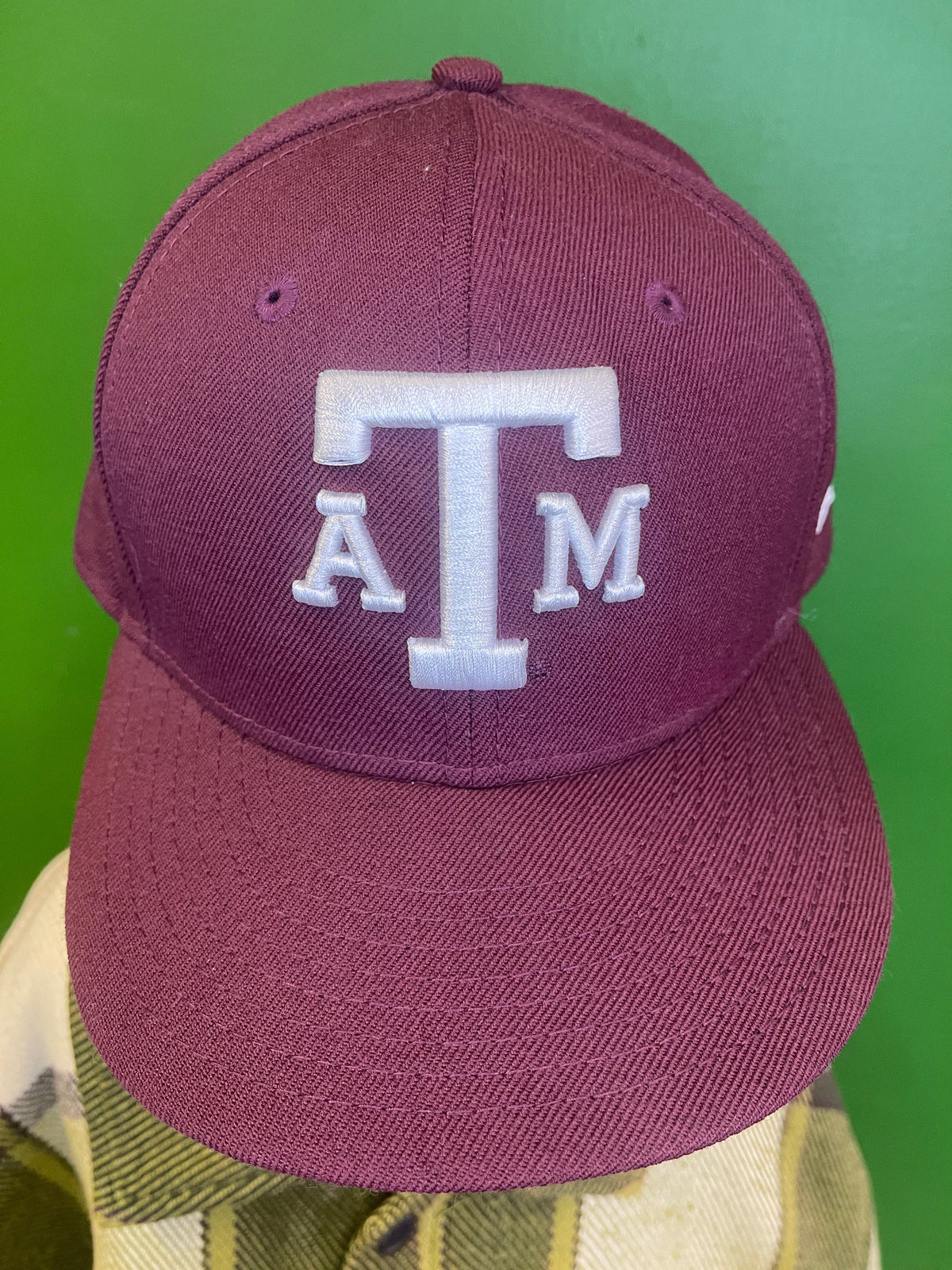 NCAA Texas A&M Aggies New Era 59FIFTY 100% Wool Hat/Cap 7-3/8
