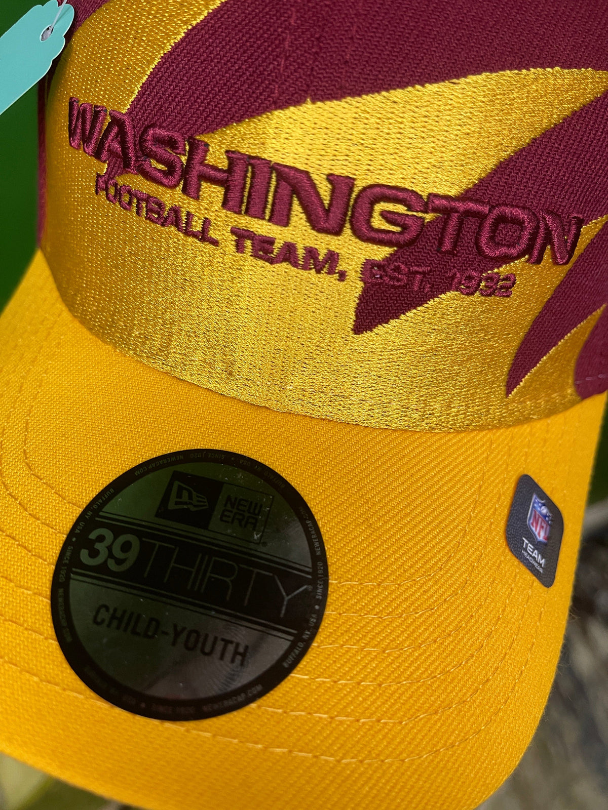 NFL Washington Commanders New Era 39THIRTY Hat/Cap Child/Youth OSFA NWT